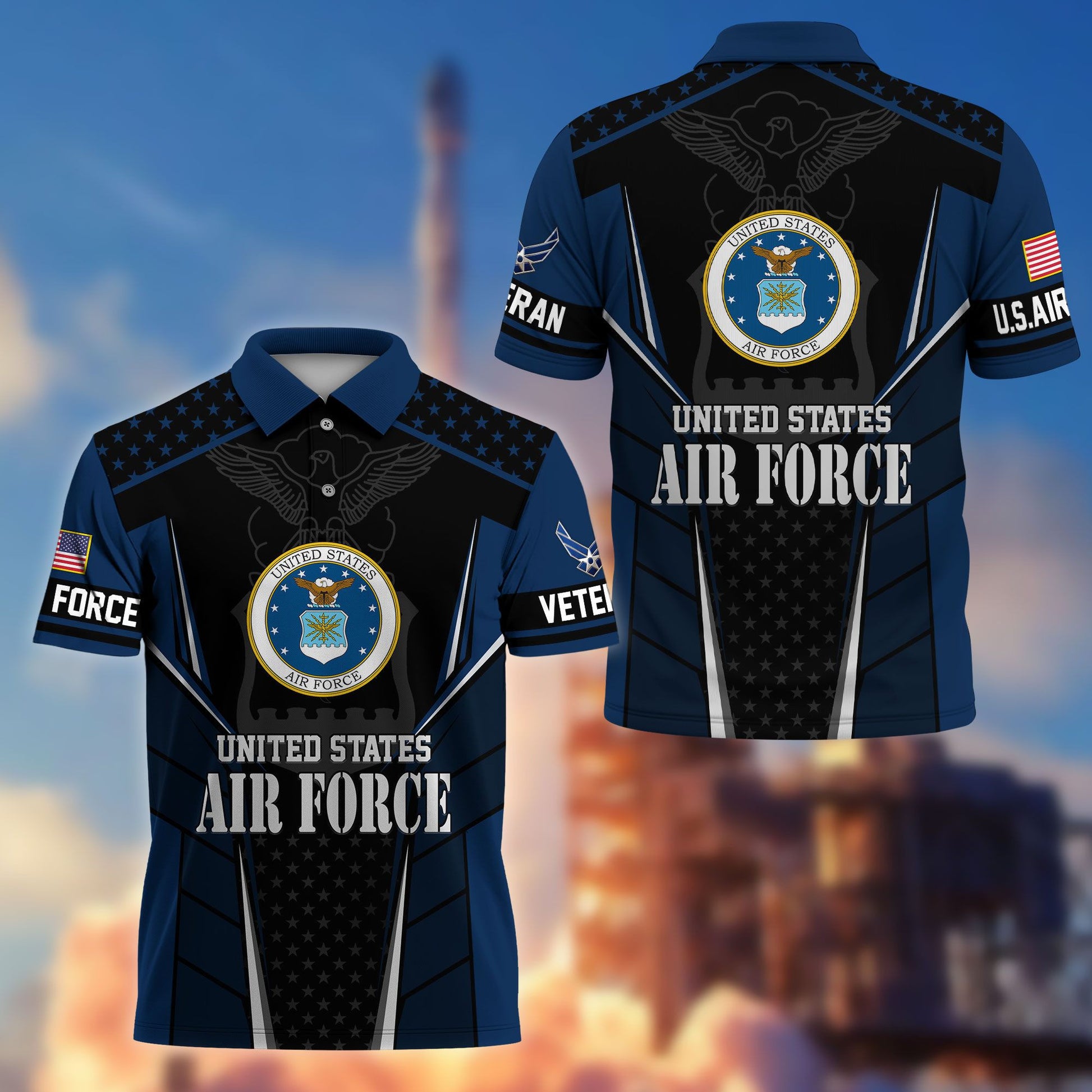 Premium US Veterans Polo Shirt BPHN200312, Gifts For US Veterans, Best Gifts On Father's Day, Armed Forces Day, Independence Day, Veterans Day.
