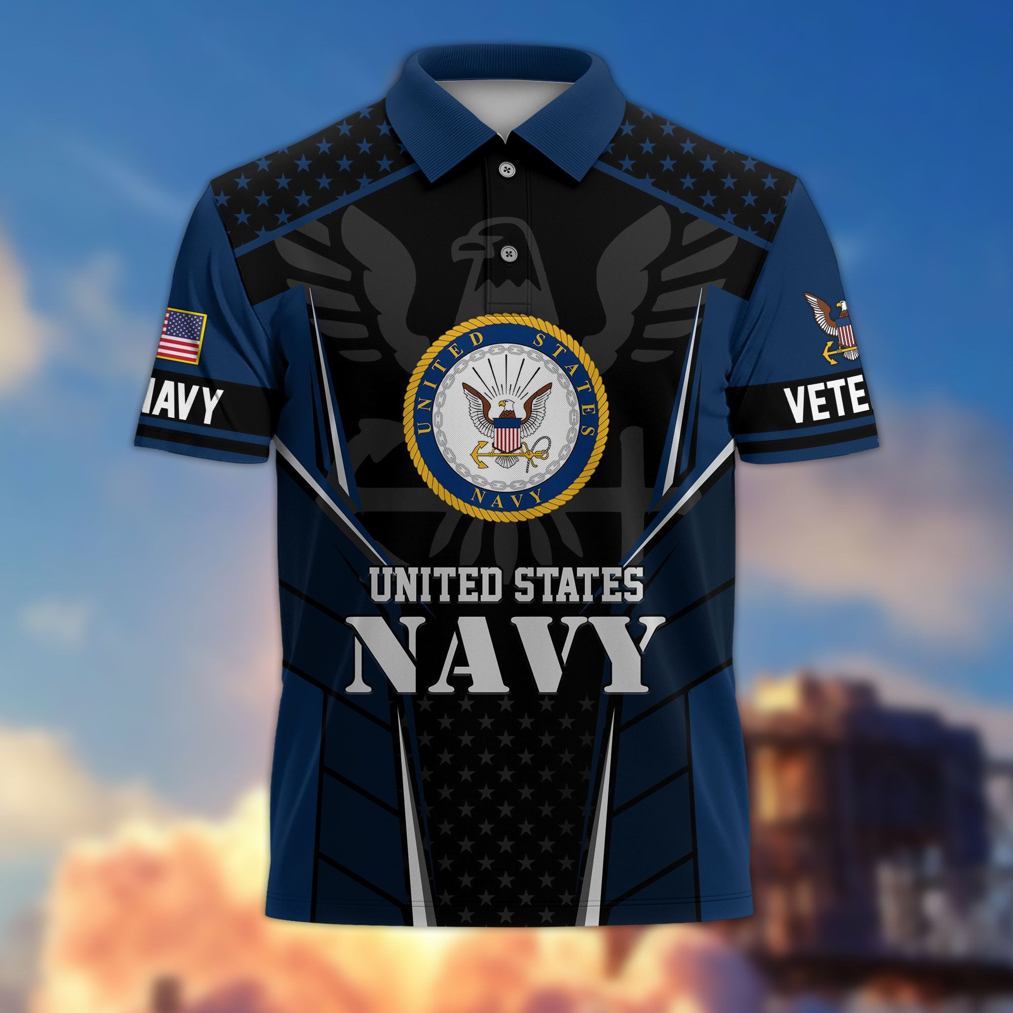Premium US Veterans Polo Shirt BPHN200312, Gifts For US Veterans, Best Gifts On Father's Day, Armed Forces Day, Independence Day, Veterans Day.