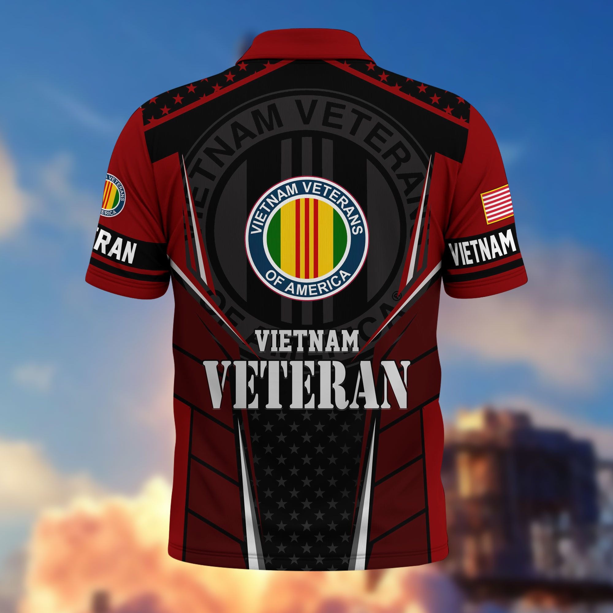 Premium US Veterans Polo Shirt BPHN200312, Gifts For US Veterans, Best Gifts On Father's Day, Armed Forces Day, Independence Day, Veterans Day.