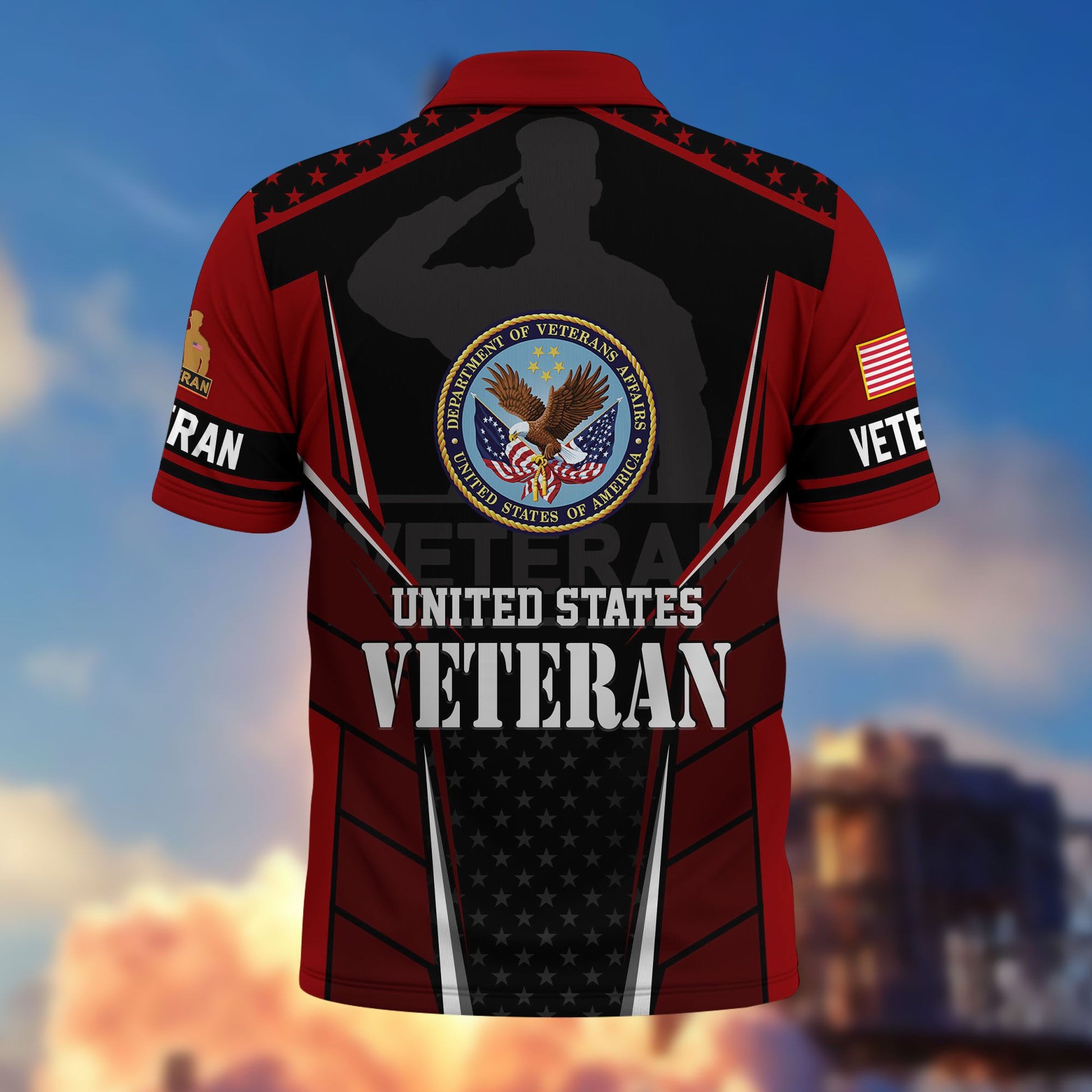 Premium US Veterans Polo Shirt BPHN200312, Gifts For US Veterans, Best Gifts On Father's Day, Armed Forces Day, Independence Day, Veterans Day.
