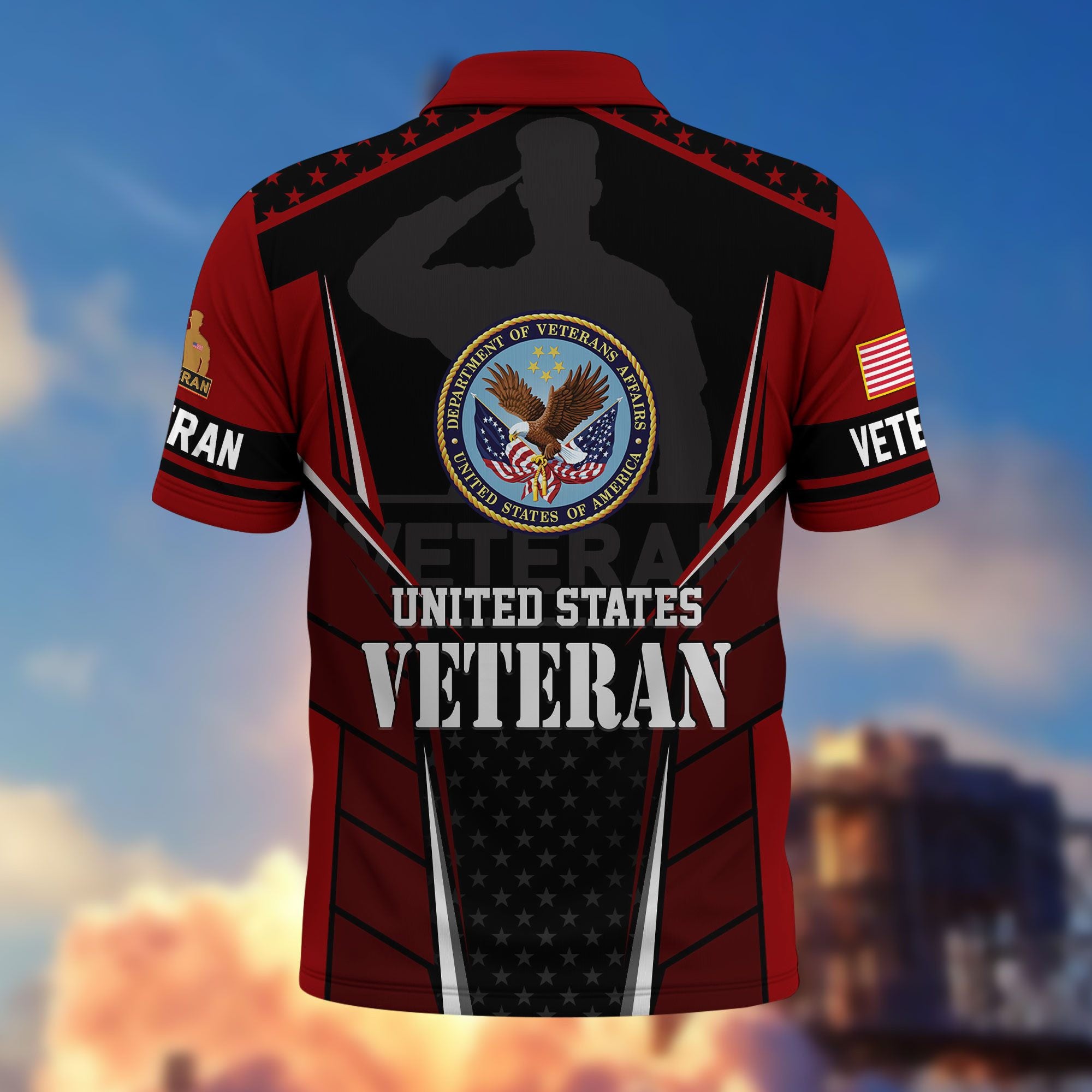 Premium US Veterans Polo Shirt BPHN200312, Gifts For US Veterans, Best Gifts On Father's Day, Armed Forces Day, Independence Day, Veterans Day.