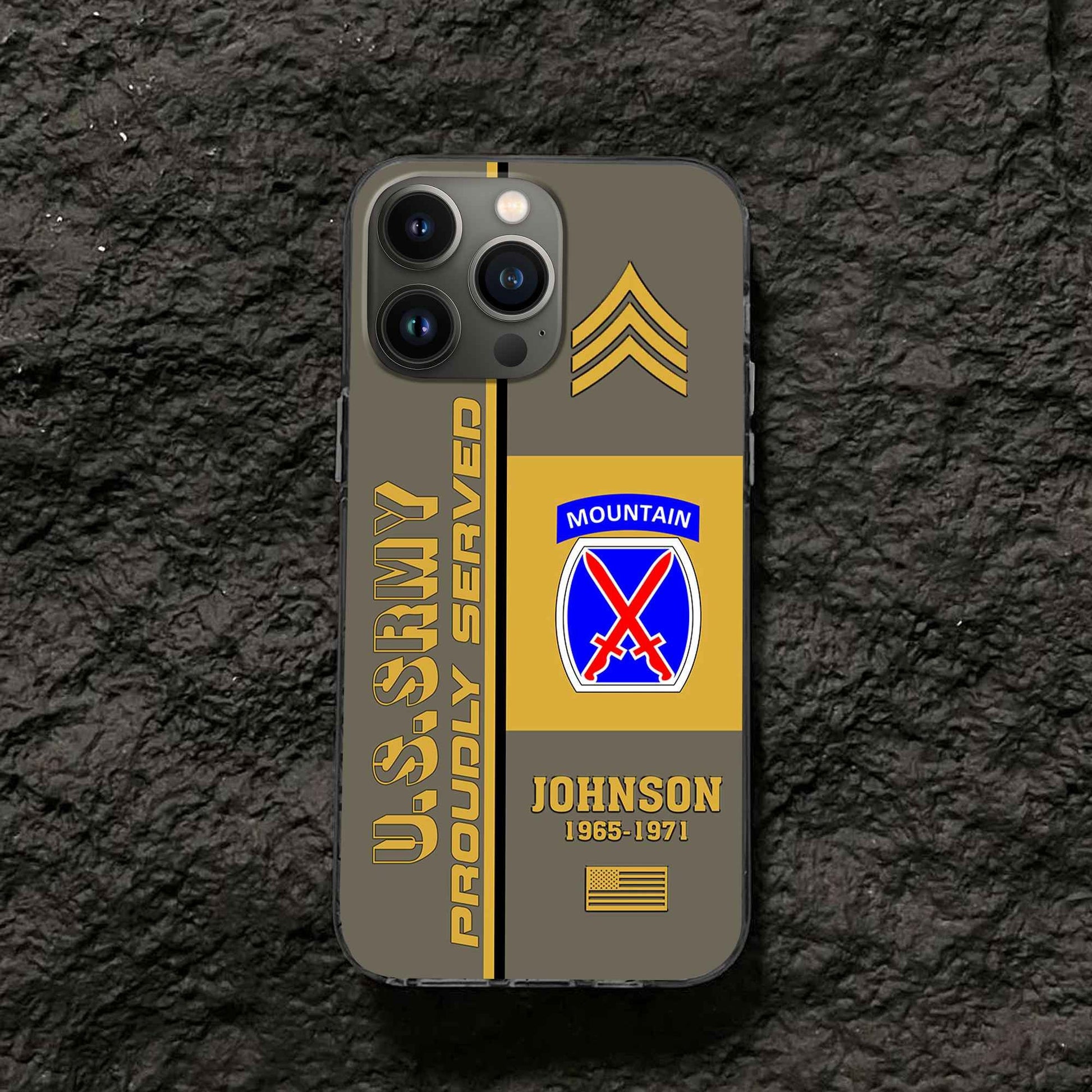 Premium Custom US Army Phone Case VPVC506910, Gifts For Army Veteran, Best Gifts On Father's Day, Armed Forces Day, Independence Day, Veterans Day.