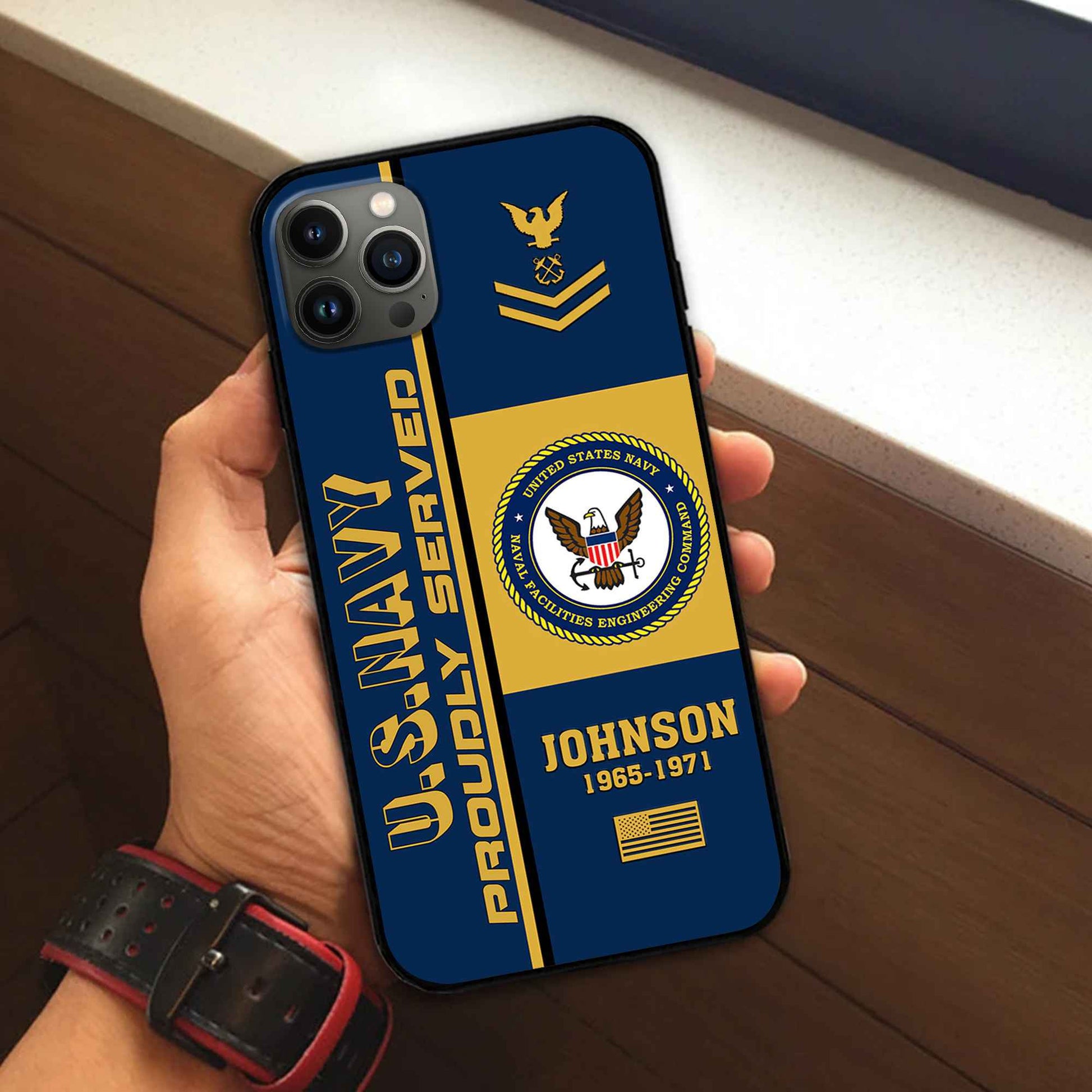Premium Custom US Navy Phone Case VPVC506902, Gifts For Navy Veteran, Best Gifts On Father's Day, Armed Forces Day, Independence Day, Veterans Day.