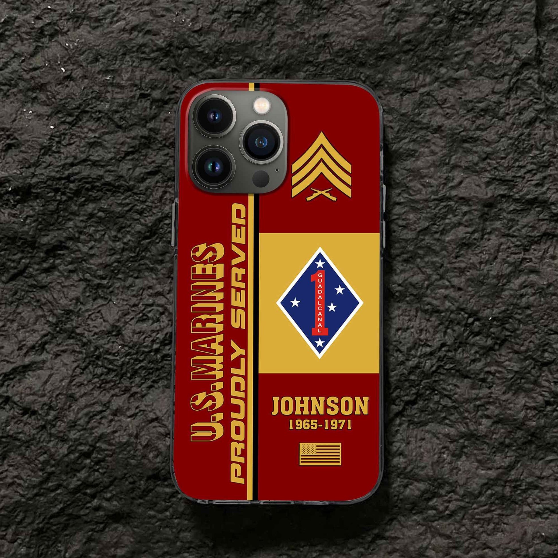 Premium Custom USMC Phone Case VPVC506903, Gifts For Marine Veteran, Best Gifts On Father's Day, Armed Forces Day, Independence Day, Veterans Day.