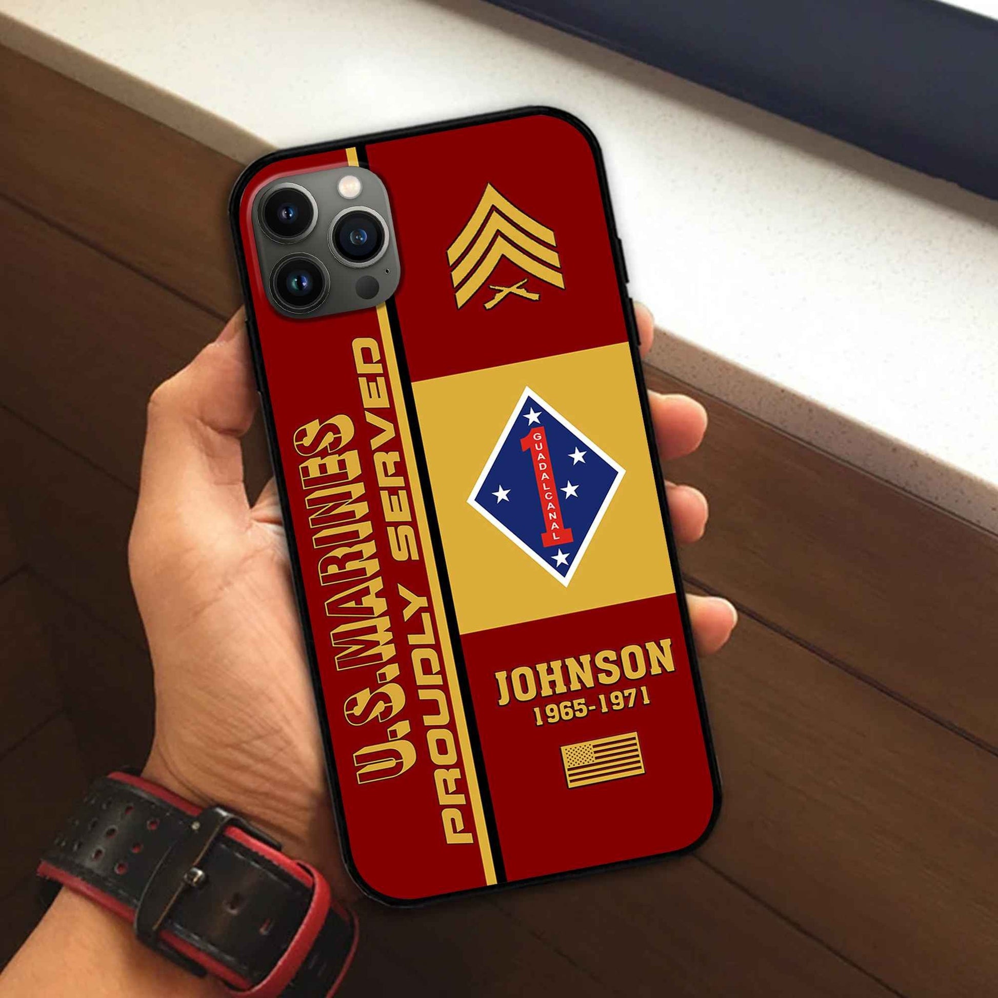 Premium Custom USMC Phone Case VPVC506903, Gifts For Marine Veteran, Best Gifts On Father's Day, Armed Forces Day, Independence Day, Veterans Day.