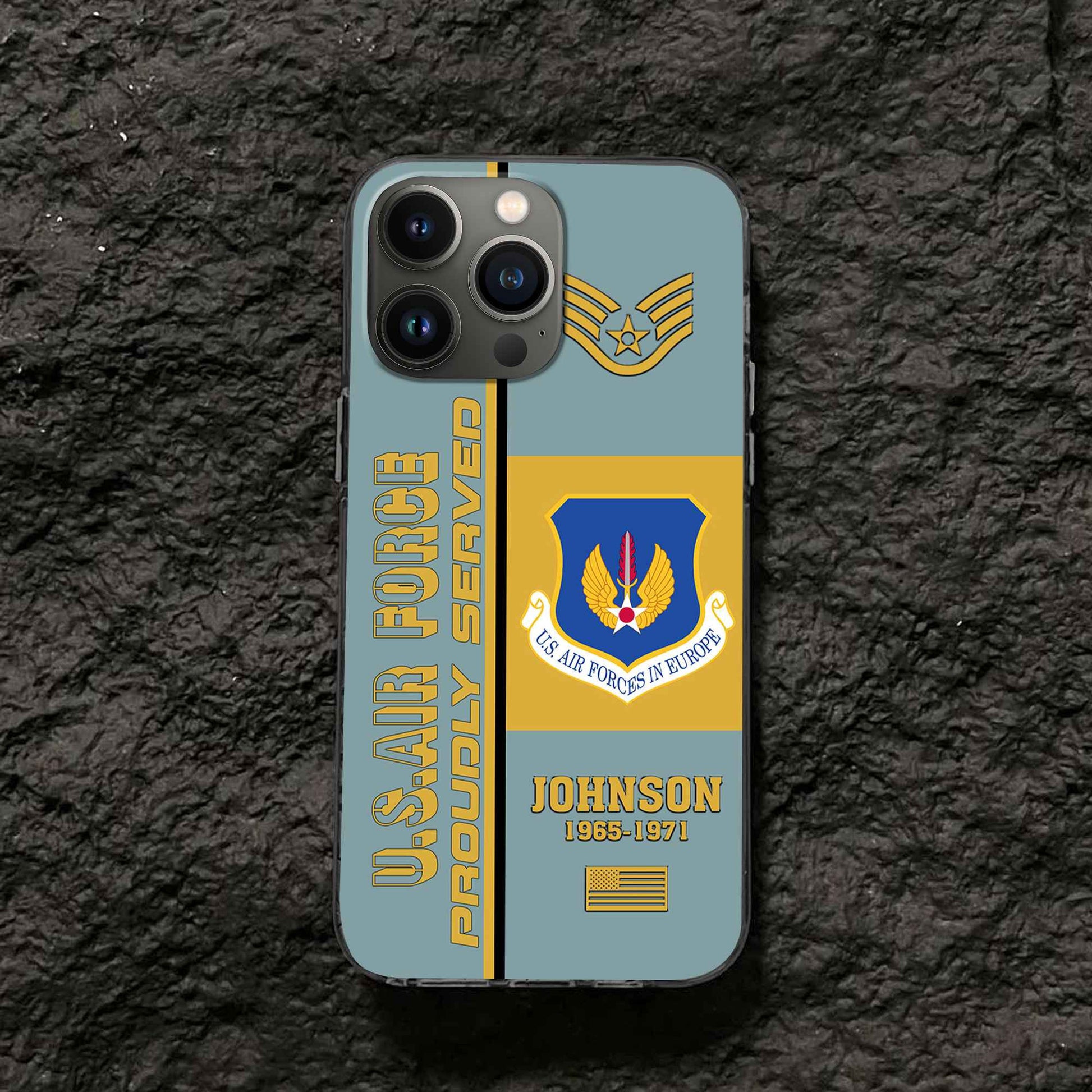 Premium Custom USAF Phone Case VPVC506904, Gifts For Air Force Veteran, Best Gifts On Father's Day, Armed Forces Day, Independence Day, Veterans Day.