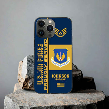 Premium Custom USAF Phone Case VPVC506912, Gifts For Air Force Veteran, Best Gifts On Father's Day, Armed Forces Day, Independence Day, Veterans Day.