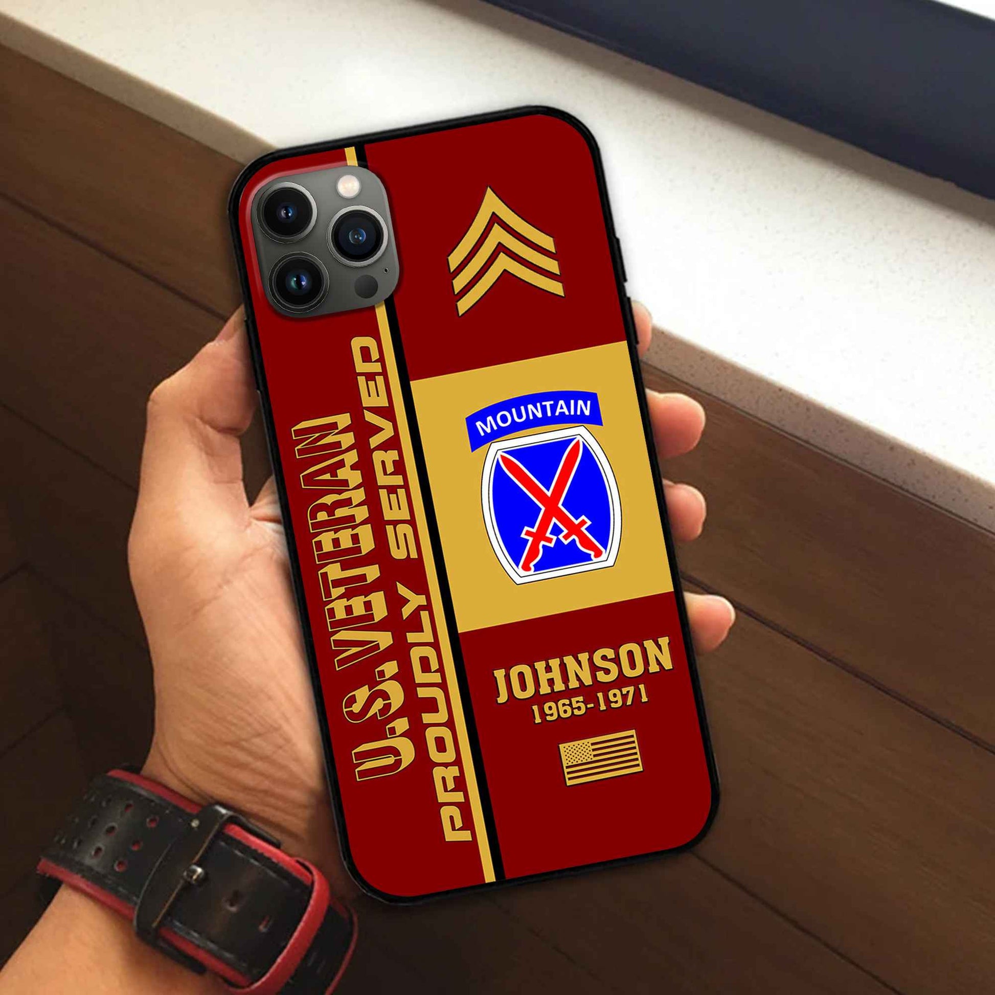 Premium Custom US Veteran Phone Case VPVC506907, Gifts For US Veteran, Best Gifts On Father's Day, Armed Forces Day, Independence Day, Veterans Day.