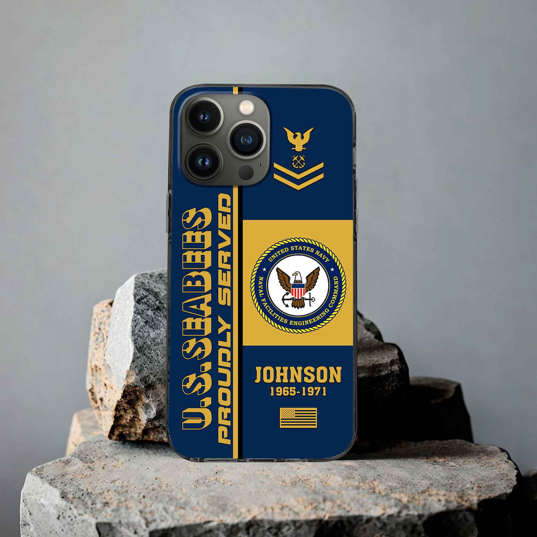 Premium Custom US Seabees Phone Case VPVC506909, Gifts For Seabees Veteran, Best Gifts On Father's Day, Armed Forces Day, Independence Day, Veterans Day.