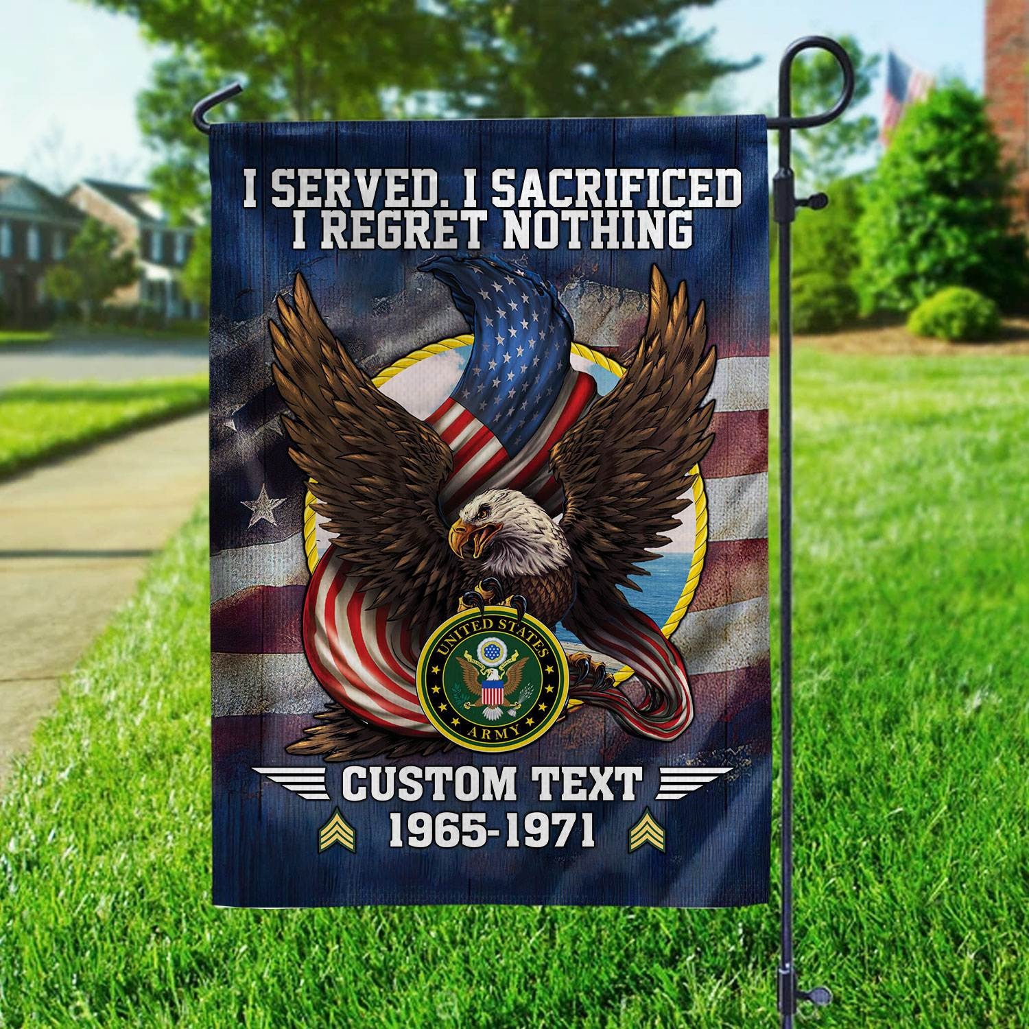 Premium Custom US Army Flag VPVC110601, Gift For Army Veteran, American Flag, Patriotic Flag, Garden Flag, House Flag
