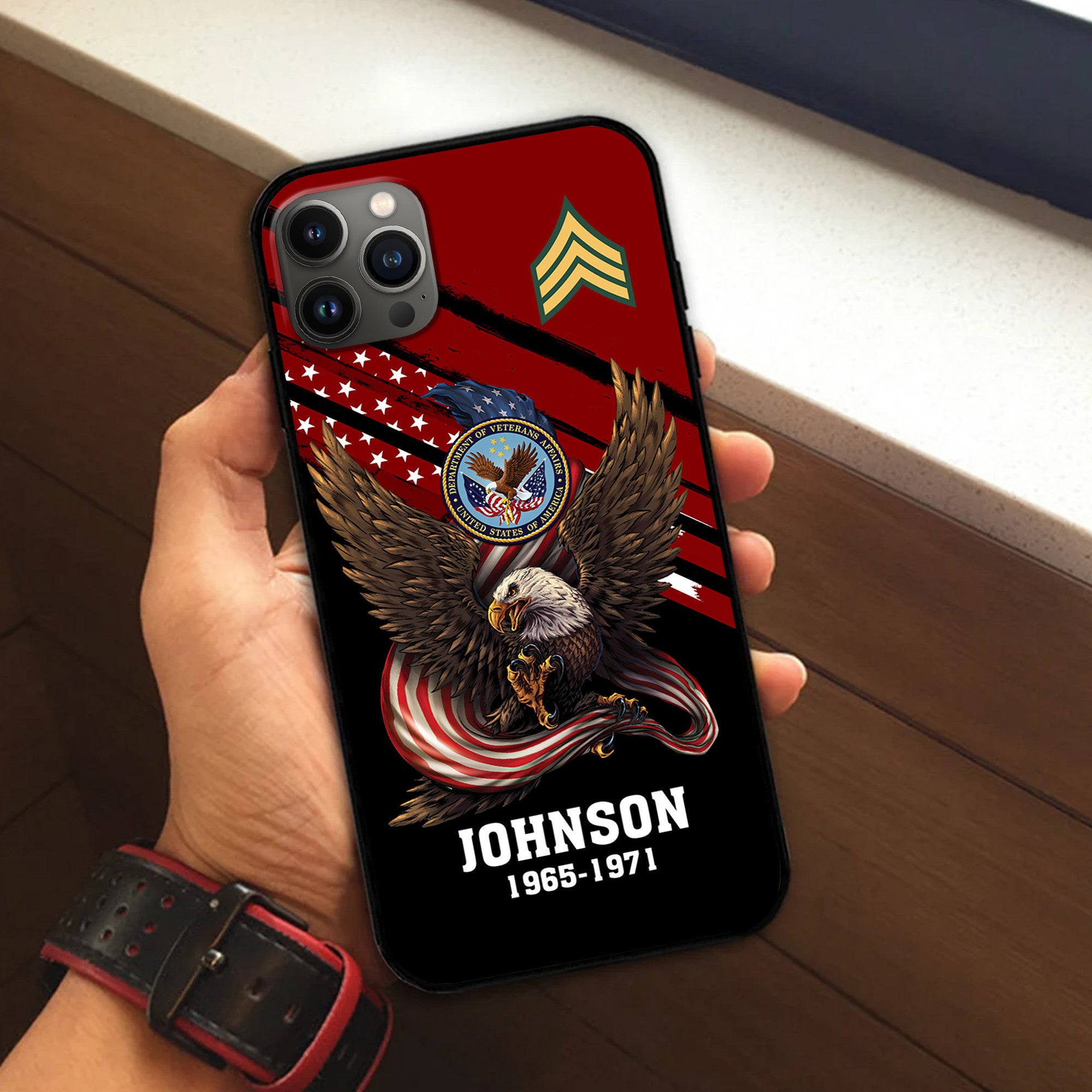 US Veteran Custom Phone Case VPVC507007, Gifts For US Veteran, Best Gifts On Father's Day, Armed Forces Day, Independence Day, Veterans Day.