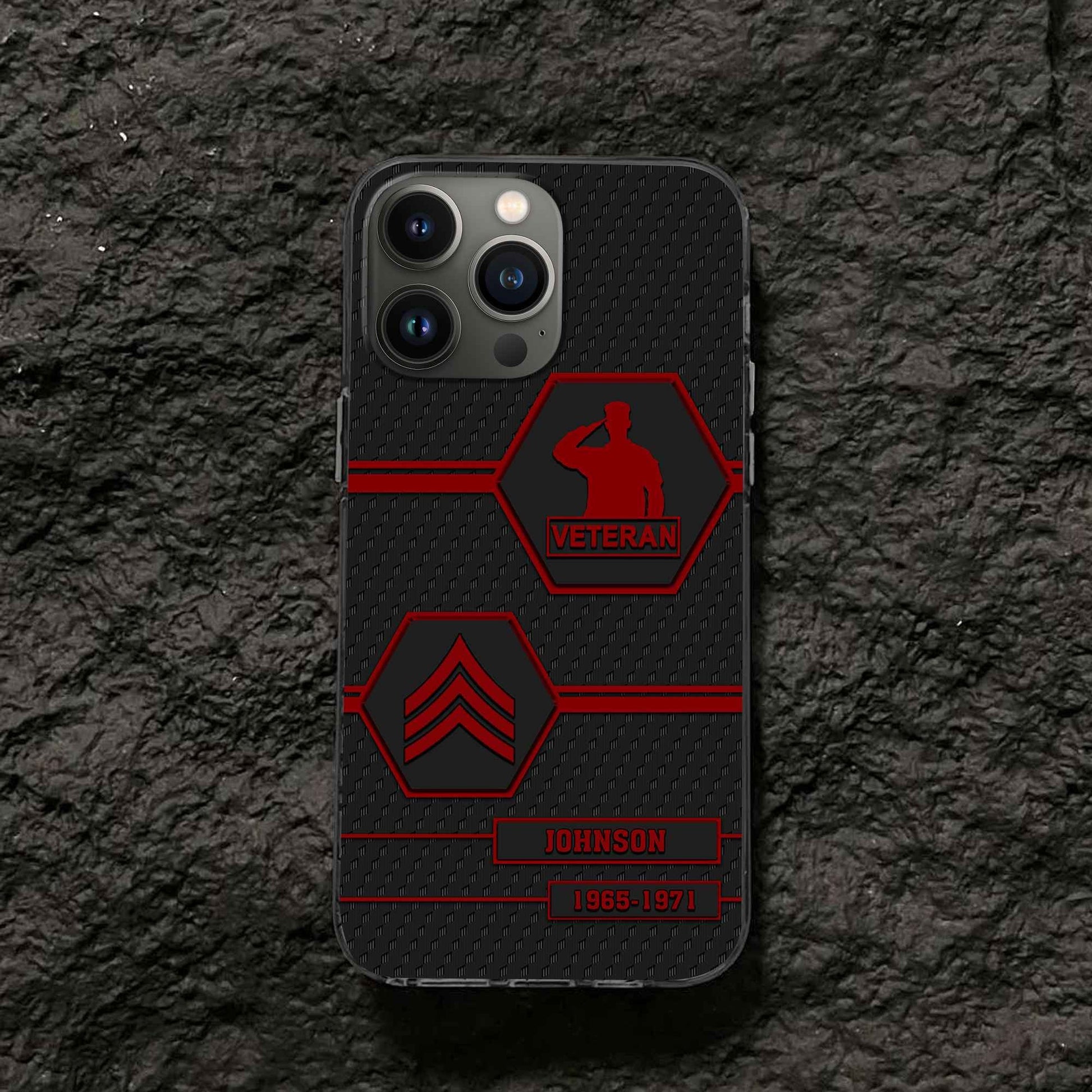 Premium US Veteran Phone Case VPVC507107, Custom Name, Rank, Year, Gifts For US Veteran, Best Gifts On Father's Day, Armed Forces Day, Independence Day, Veterans Day.