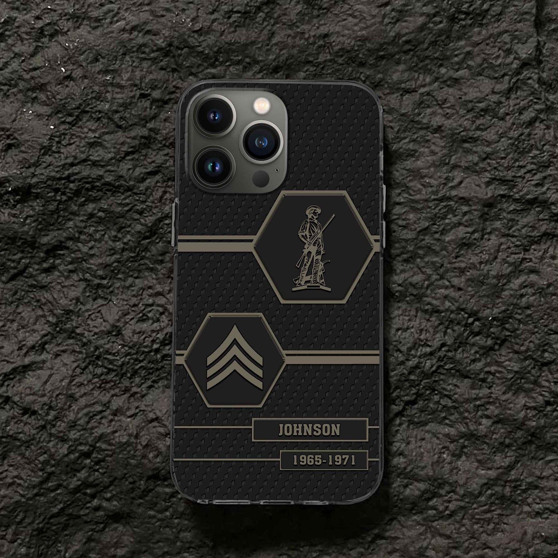 Premium US Army National Guard Phone Case VPVC507108, Custom Name, Rank, Year, Gifts For Army National Guard Veteran, Best Gifts On Father's Day, Armed Forces Day, Independence Day, Veterans Day.