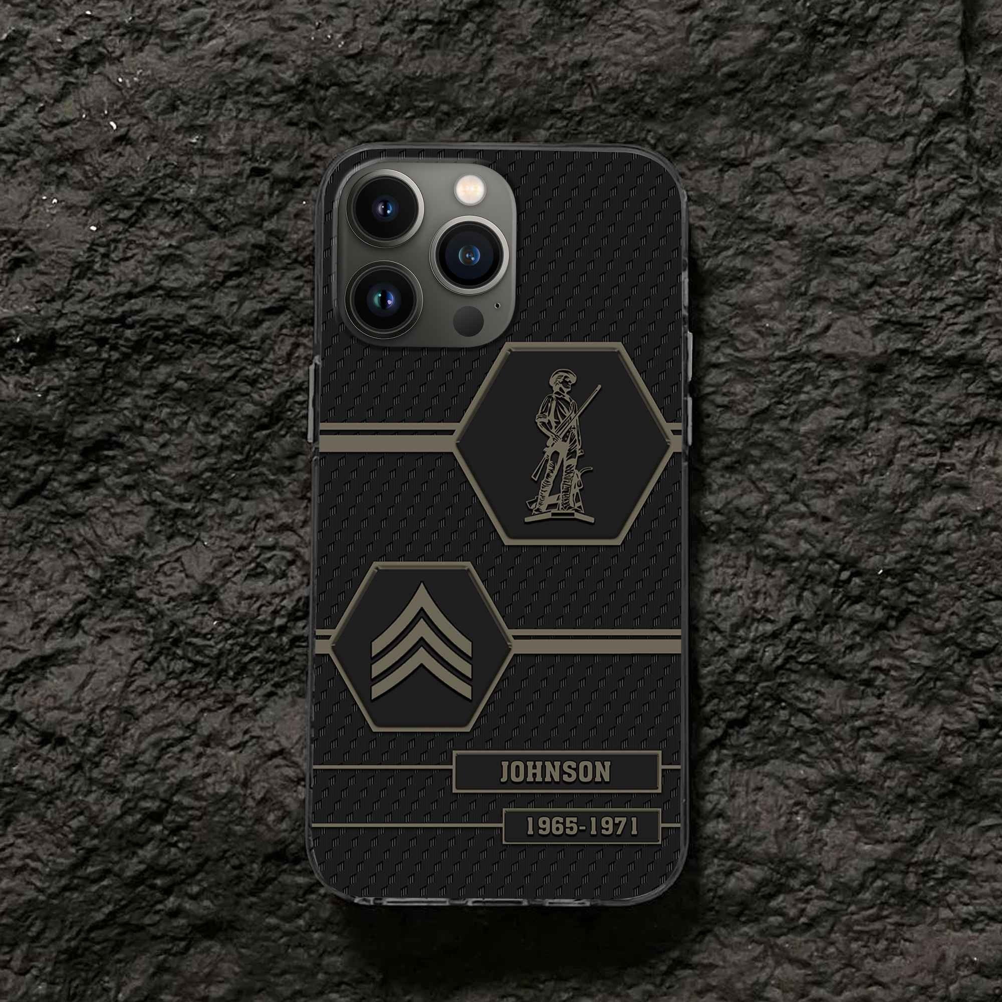 Premium US Army National Guard Phone Case VPVC507108, Custom Name, Rank, Year, Gifts For Army National Guard Veteran, Best Gifts On Father's Day, Armed Forces Day, Independence Day, Veterans Day.