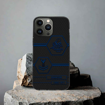Premium US Seabees Phone Case VPVC507109, Custom Name, Rank, Year, Gifts For US Seabees, Best Gifts On Father's Day, Armed Forces Day, Independence Day, Veterans Day.
