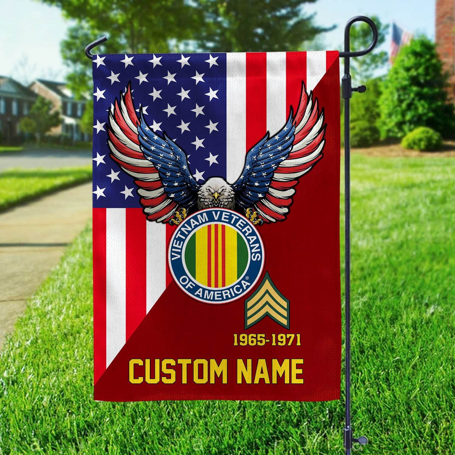 Premium Custom Vietnam Veteran Flag VPVC110806, Gift For Vietnam Veteran, American Flag, Patriotic Flag, Garden Flag, House Flag, Gifts On Father's Day, Independence Day, Veterans Day.