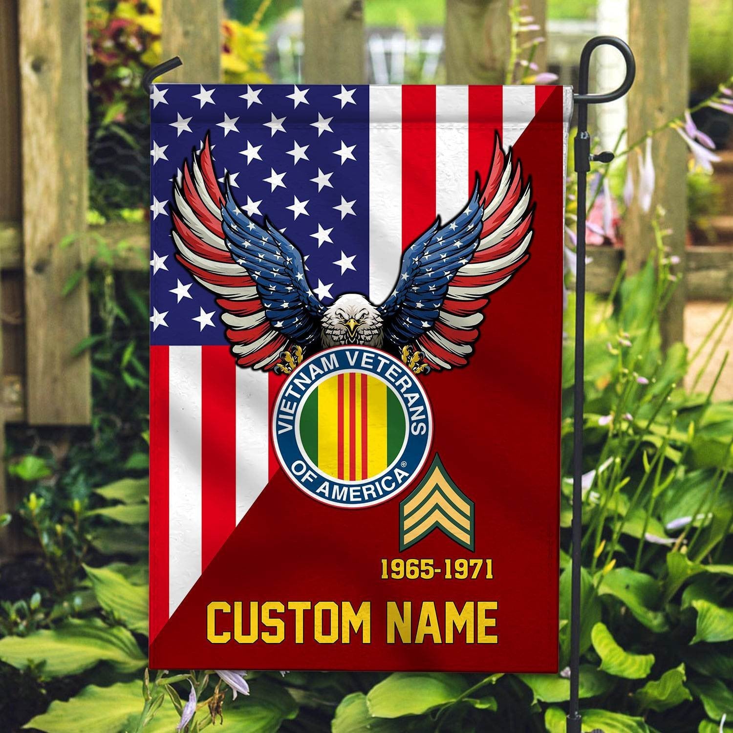 Premium Custom Vietnam Veteran Flag VPVC110806, Gift For Vietnam Veteran, American Flag, Patriotic Flag, Garden Flag, House Flag, Gifts On Father's Day, Independence Day, Veterans Day.