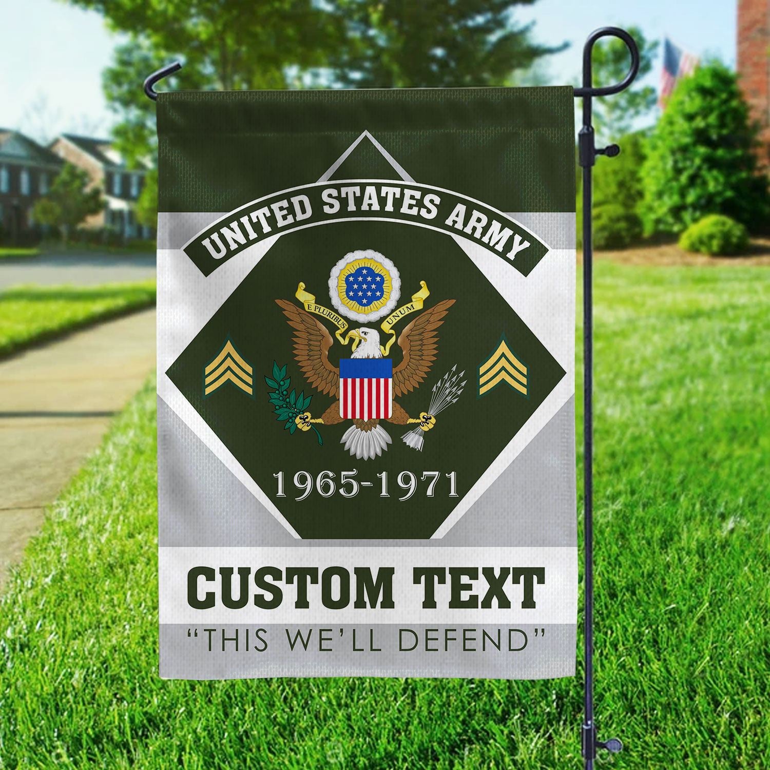 Premium Custom US Army Veteran Flag VPVC110901, Gift For Army Veteran, American Flag, Patriotic Flag, Garden Flag, House Flag, Gifts On Father's Day, Independence Day, Veterans Day.