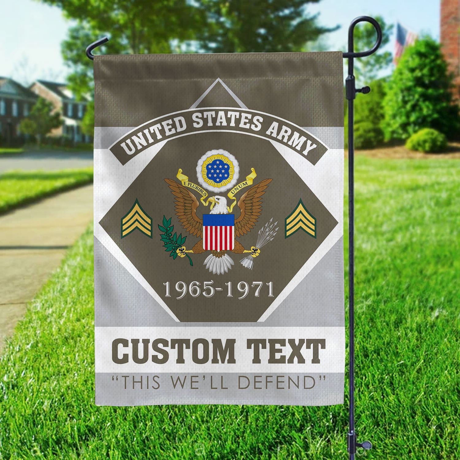 Premium Custom US Army Veteran Flag VPVC110910, Gift For Army Veteran, American Flag, Patriotic Flag, Garden Flag, House Flag, Gifts On Father's Day, Independence Day, Veterans Day.