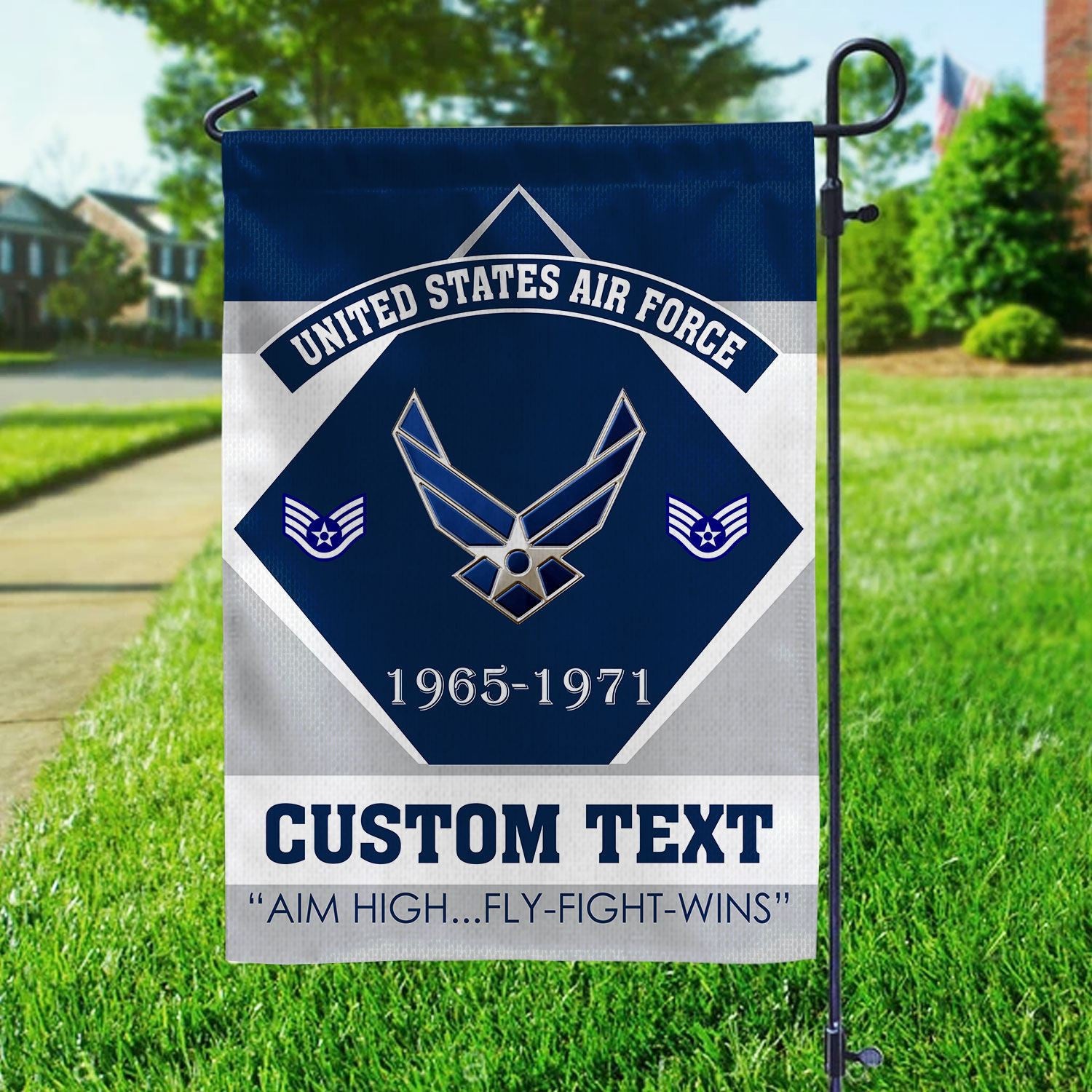 Premium Custom USAF Veteran Flag VPVC110904, Gift For Air Force Veteran, American Flag, Patriotic Flag, Garden Flag, House Flag, Gifts On Father's Day, Independence Day, Veterans Day.