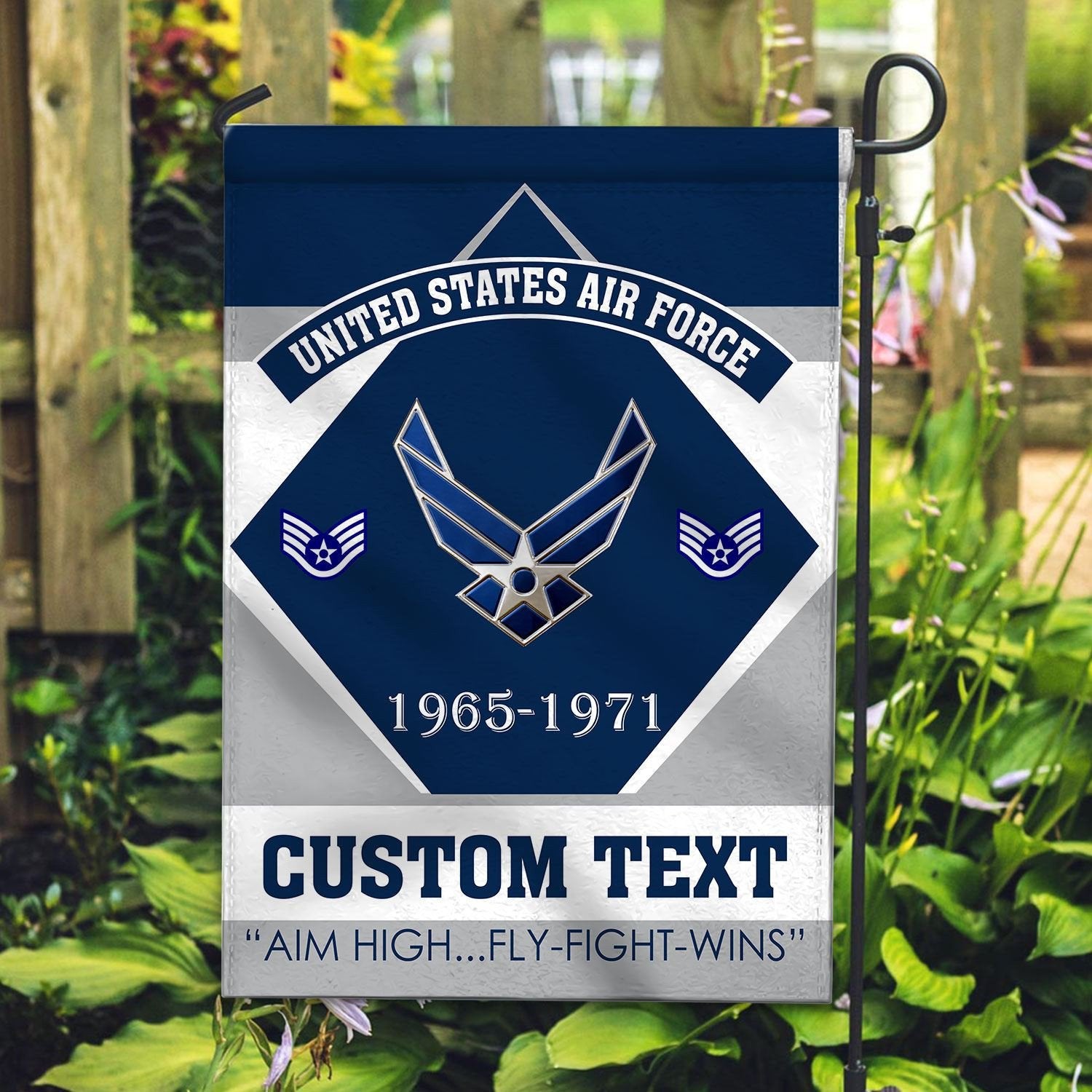 Premium Custom USAF Veteran Flag VPVC110904, Gift For Air Force Veteran, American Flag, Patriotic Flag, Garden Flag, House Flag, Gifts On Father's Day, Independence Day, Veterans Day.