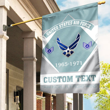 Premium Custom USAF Veteran Flag VPVC110912, Gift For Air Force Veteran, American Flag, Patriotic Flag, Garden Flag, House Flag, Gifts On Father's Day, Independence Day, Veterans Day.
