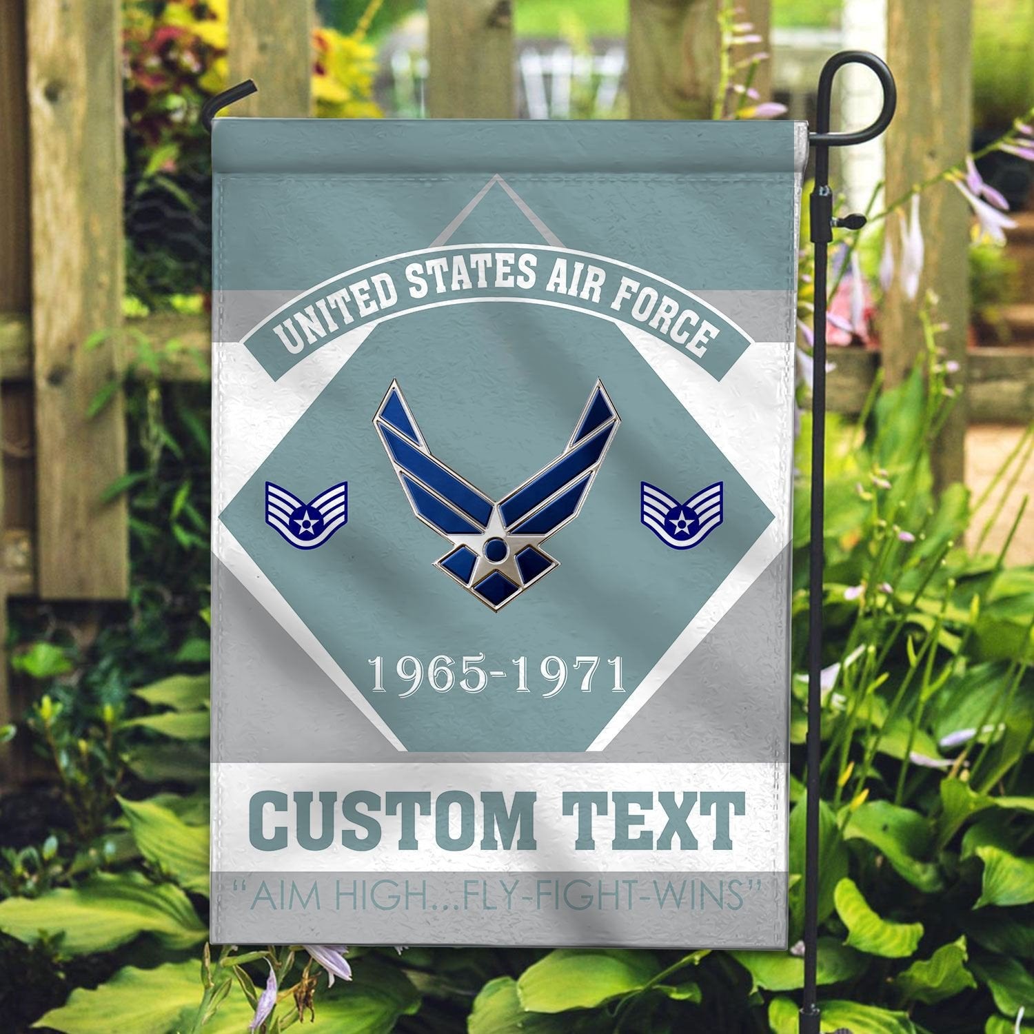 Premium Custom USAF Veteran Flag VPVC110912, Gift For Air Force Veteran, American Flag, Patriotic Flag, Garden Flag, House Flag, Gifts On Father's Day, Independence Day, Veterans Day.