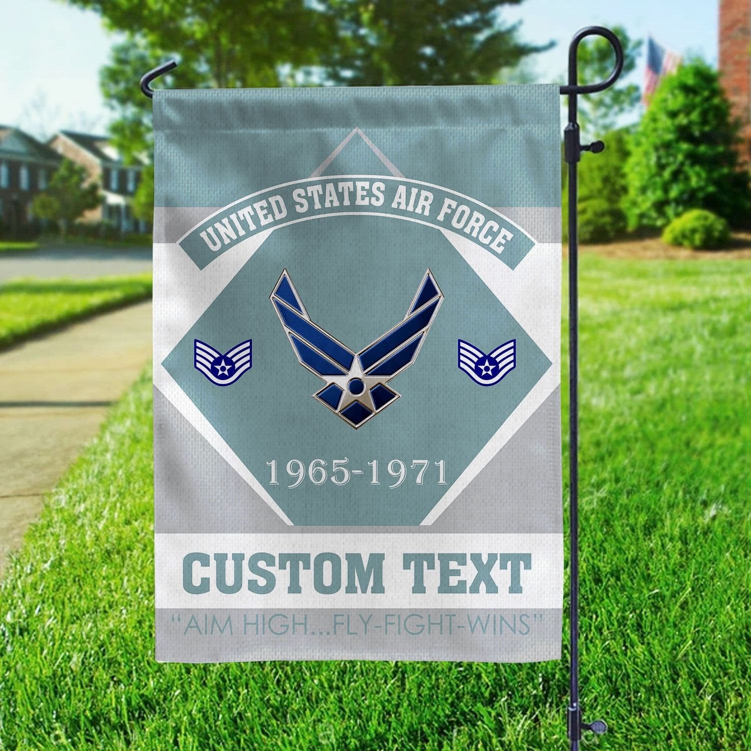 Premium Custom USAF Veteran Flag VPVC110912, Gift For Air Force Veteran, American Flag, Patriotic Flag, Garden Flag, House Flag, Gifts On Father's Day, Independence Day, Veterans Day.