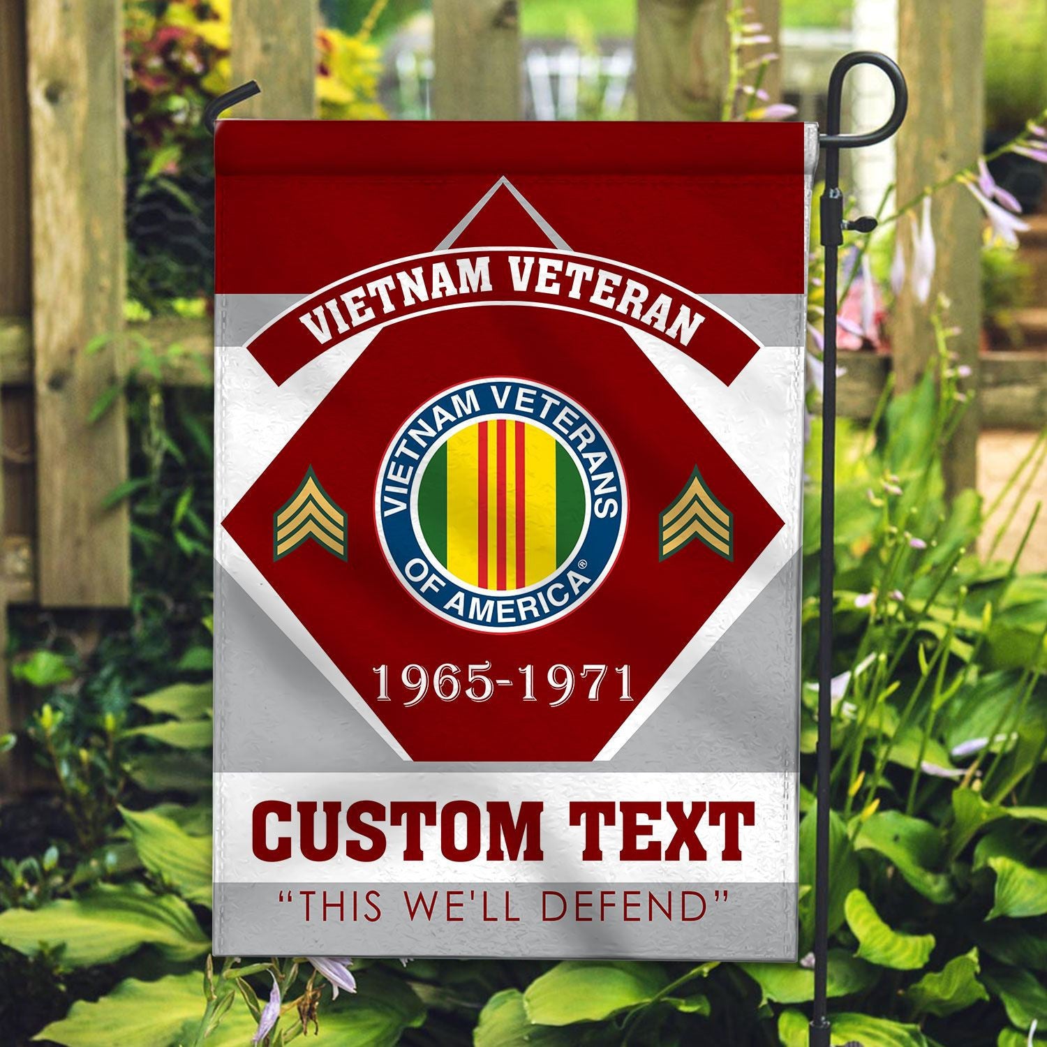 Premium Custom Vietnam Veteran Flag VPVC110906, Gift For Vietnam Veteran, American Flag, Patriotic Flag, Garden Flag, House Flag, Gifts On Father's Day, Independence Day, Veterans Day.