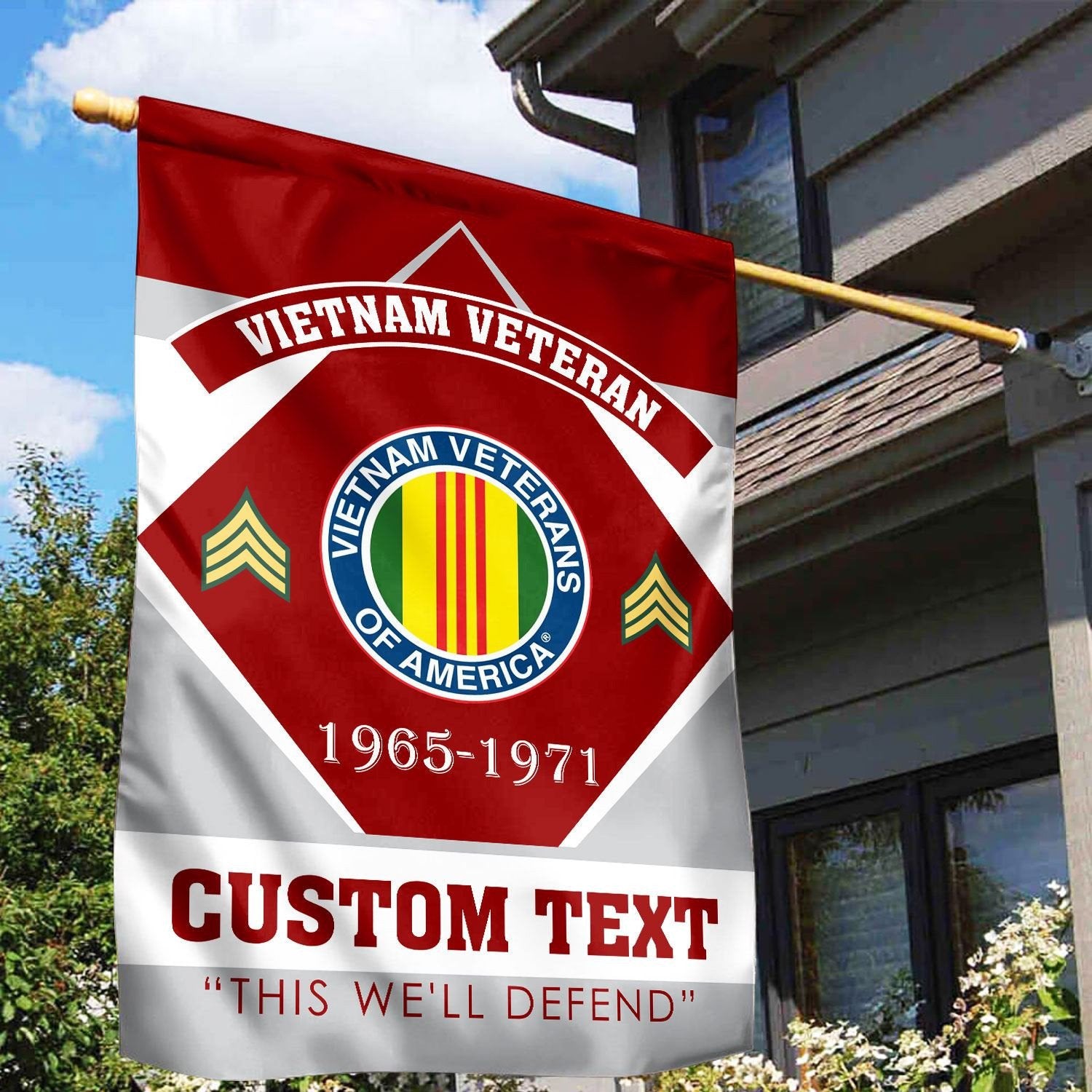 Premium Custom Vietnam Veteran Flag VPVC110906, Gift For Vietnam Veteran, American Flag, Patriotic Flag, Garden Flag, House Flag, Gifts On Father's Day, Independence Day, Veterans Day.