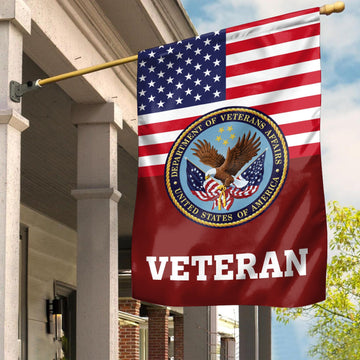 Premium US Veteran Flag VPVC111907, Custom Name, Rank, Year, Gift For US Veteran, American Flag, Patriotic Flag, Garden Flag, House Flag, Gifts On Father's Day, Independence Day, Veterans Day.