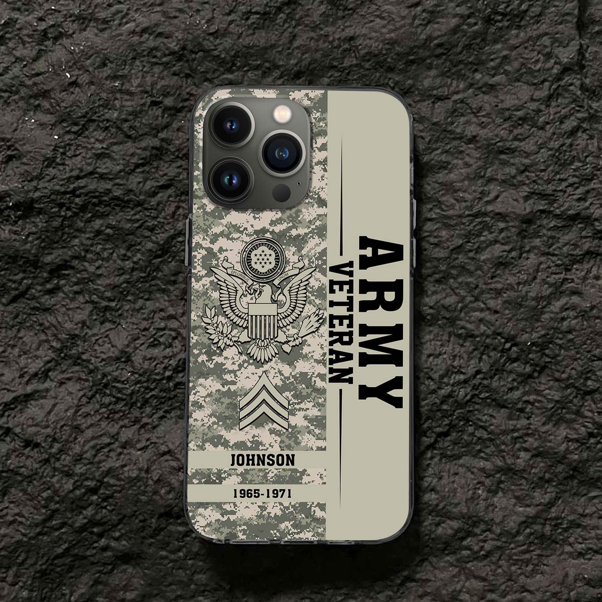 Premium Custom US Army Phone Case VPVC507201, Gifts For Army Veteran, Best Gifts On Father's Day, Armed Forces Day, Independence Day, Veterans Day.