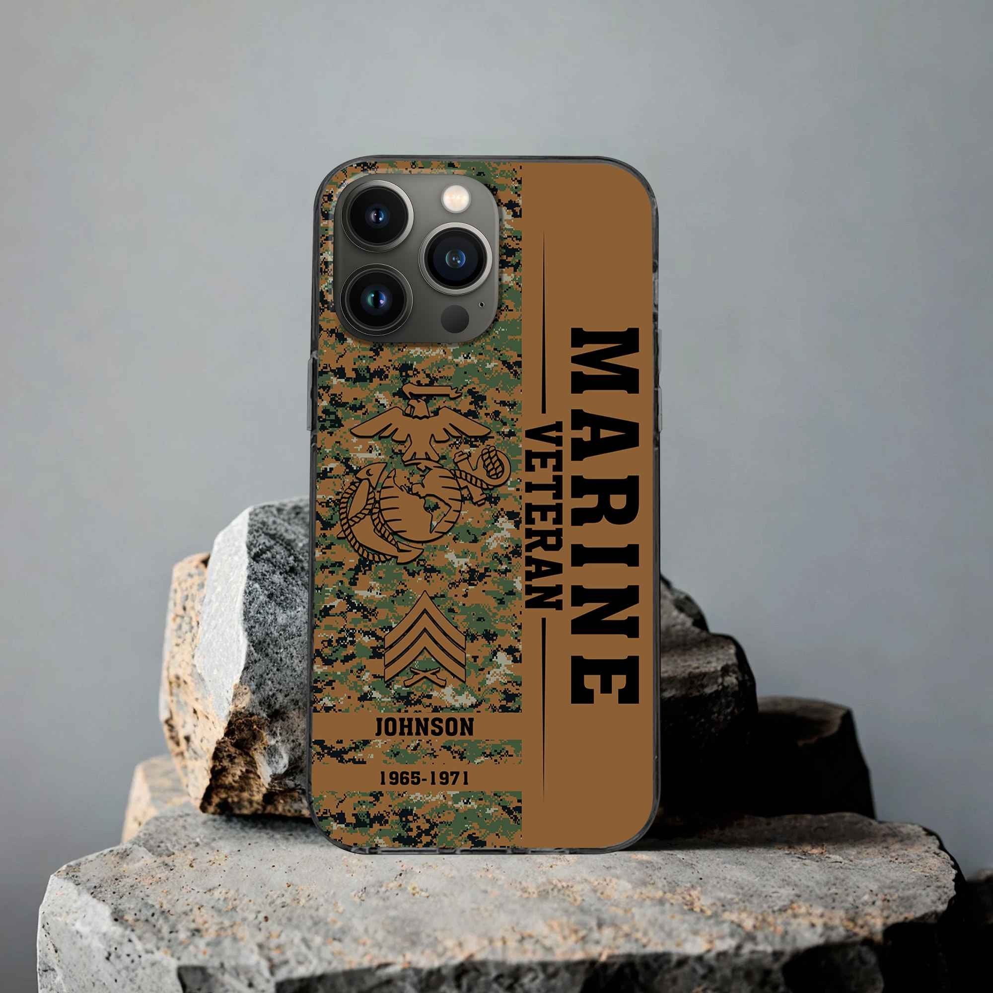 Premium Custom USMC Phone Case VPVC507203, Gifts For Marine Veteran, Best Gifts On Father's Day, Armed Forces Day, Independence Day, Veterans Day.