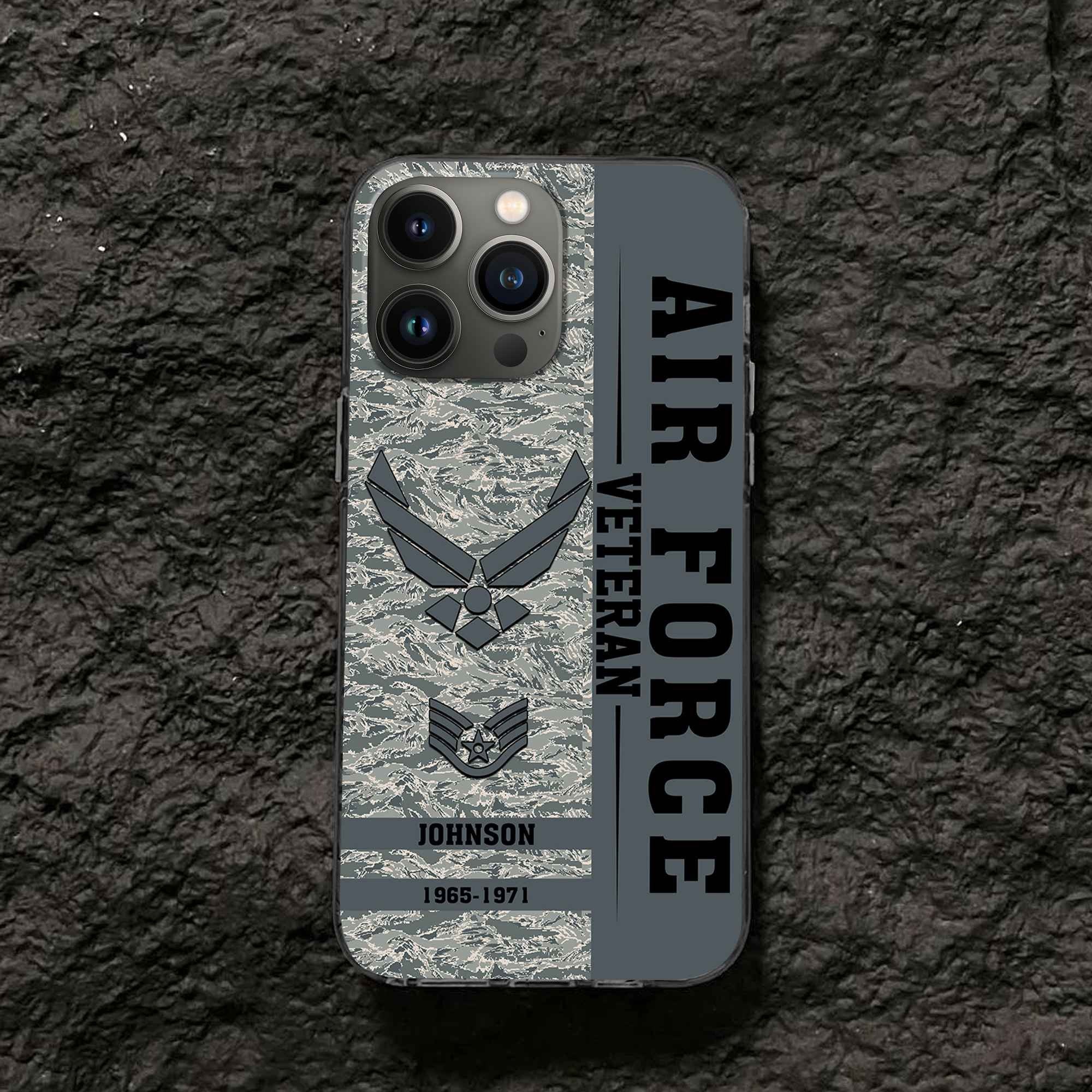 Premium Custom USAF Phone Case VPVC507204, Gifts For Air Force Veteran, Best Gifts On Father's Day, Armed Forces Day, Independence Day, Veterans Day.
