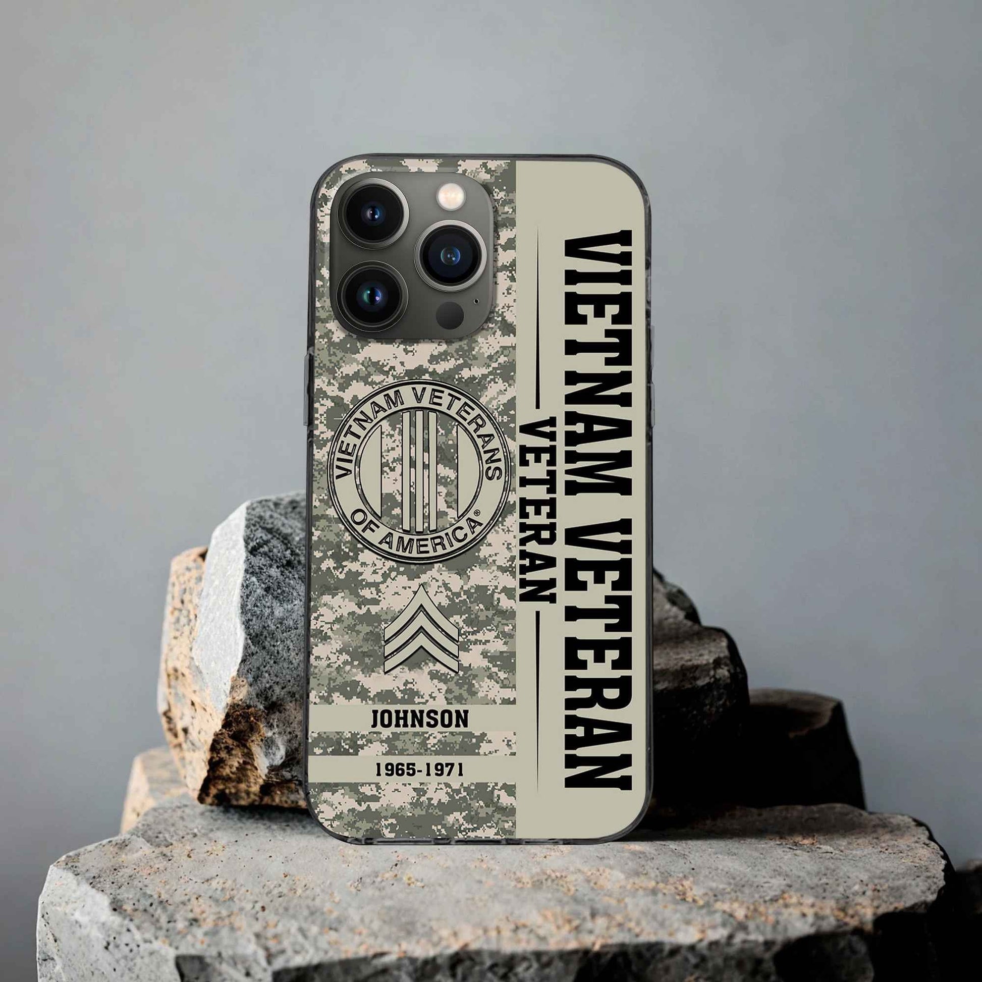 Premium Custom Vietnam Veteran Phone Case VPVC507206, Gifts For Vietnam Veteran, Best Gifts On Father's Day, Armed Forces Day, Independence Day, Veterans Day.
