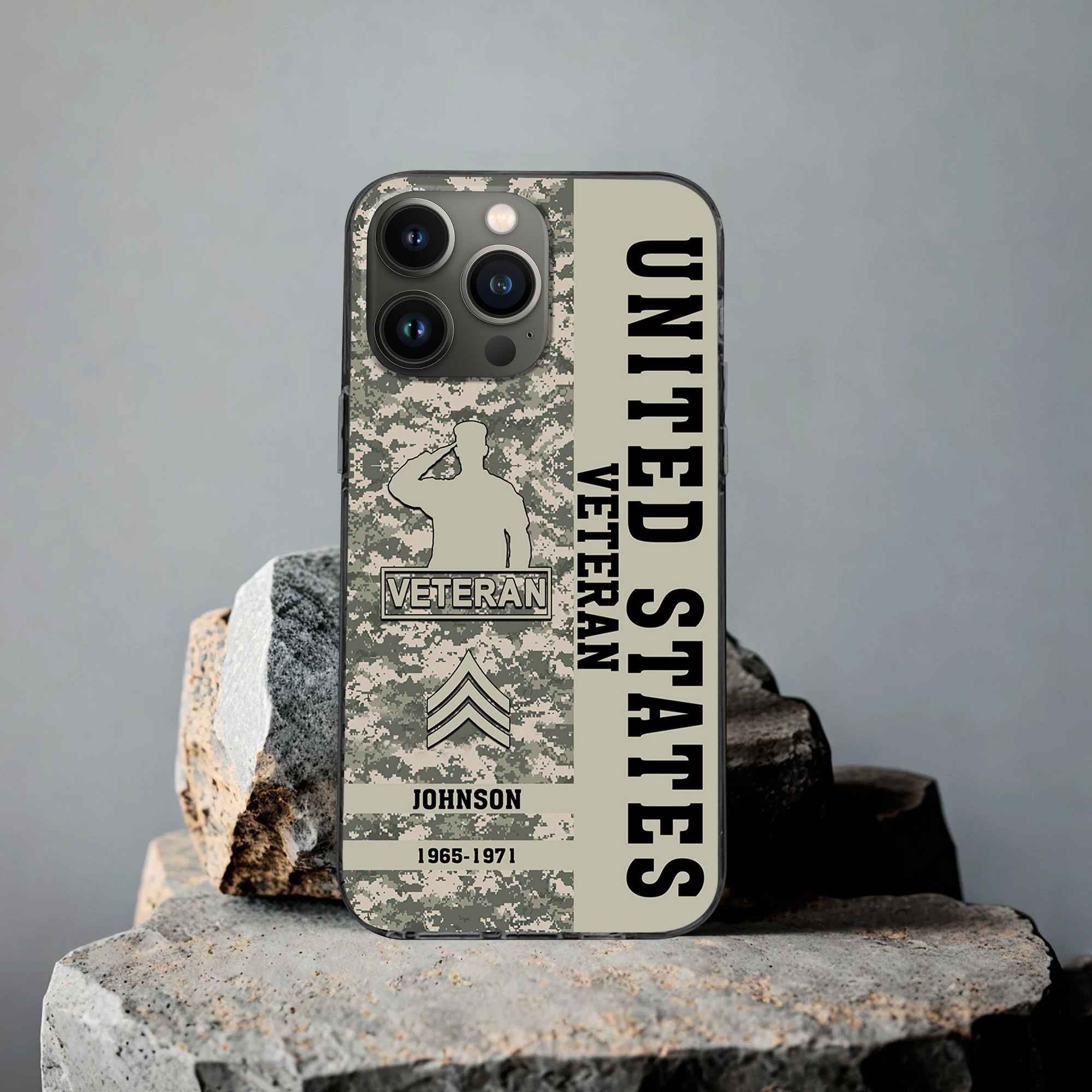 Premium Custom US Veteran Phone Case VPVC507207, Gifts For US Veteran, Best Gifts On Father's Day, Armed Forces Day, Independence Day, Veterans Day.