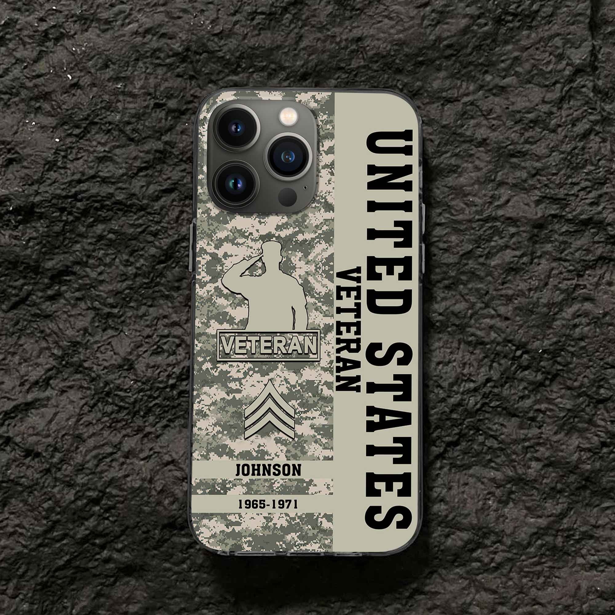 Premium Custom US Veteran Phone Case VPVC507207, Gifts For US Veteran, Best Gifts On Father's Day, Armed Forces Day, Independence Day, Veterans Day.