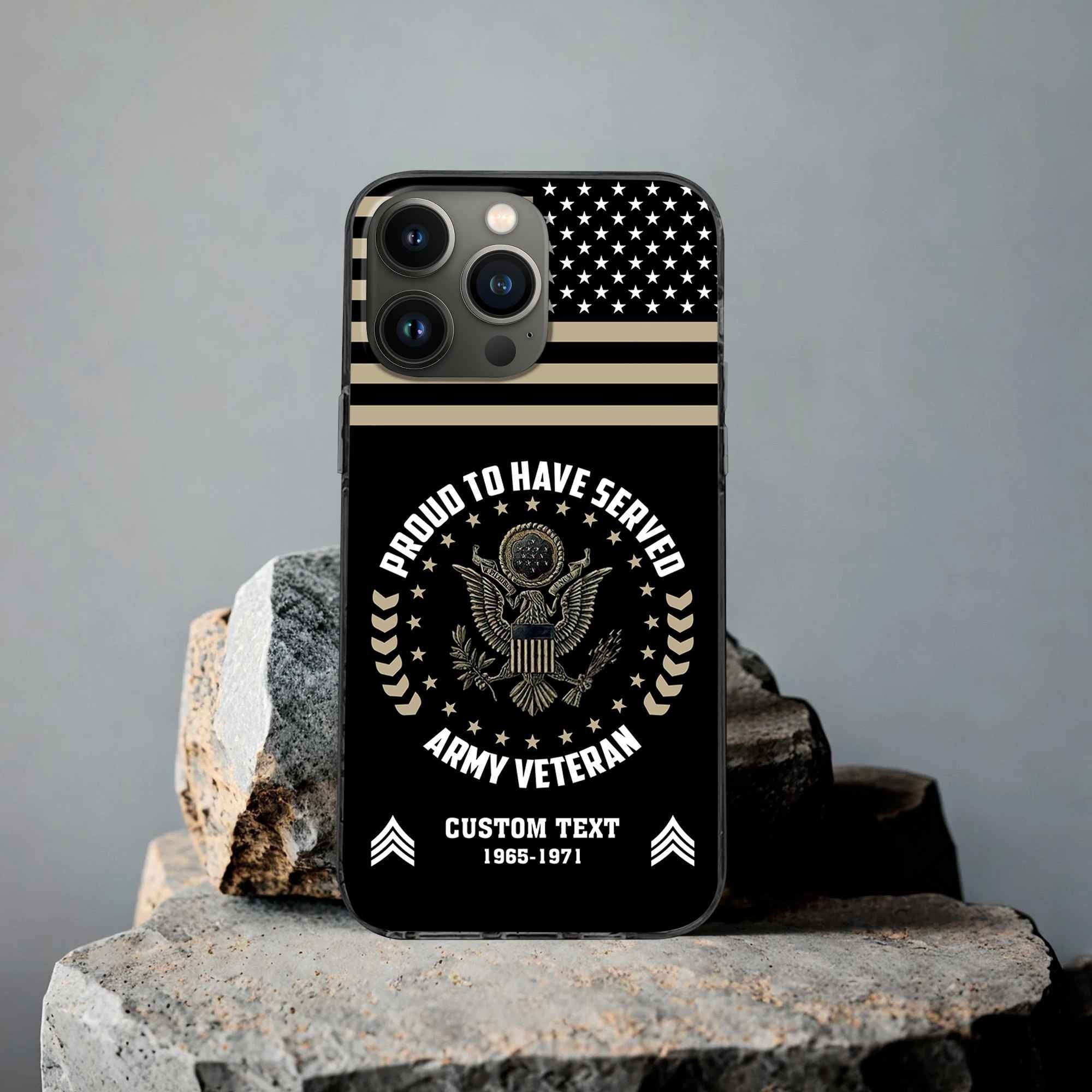 Premium Custom US Army Phone Case VPVC507401, Gifts For Army Veteran, Best Gifts On Father's Day, Armed Forces Day, Independence Day, Veterans Day.