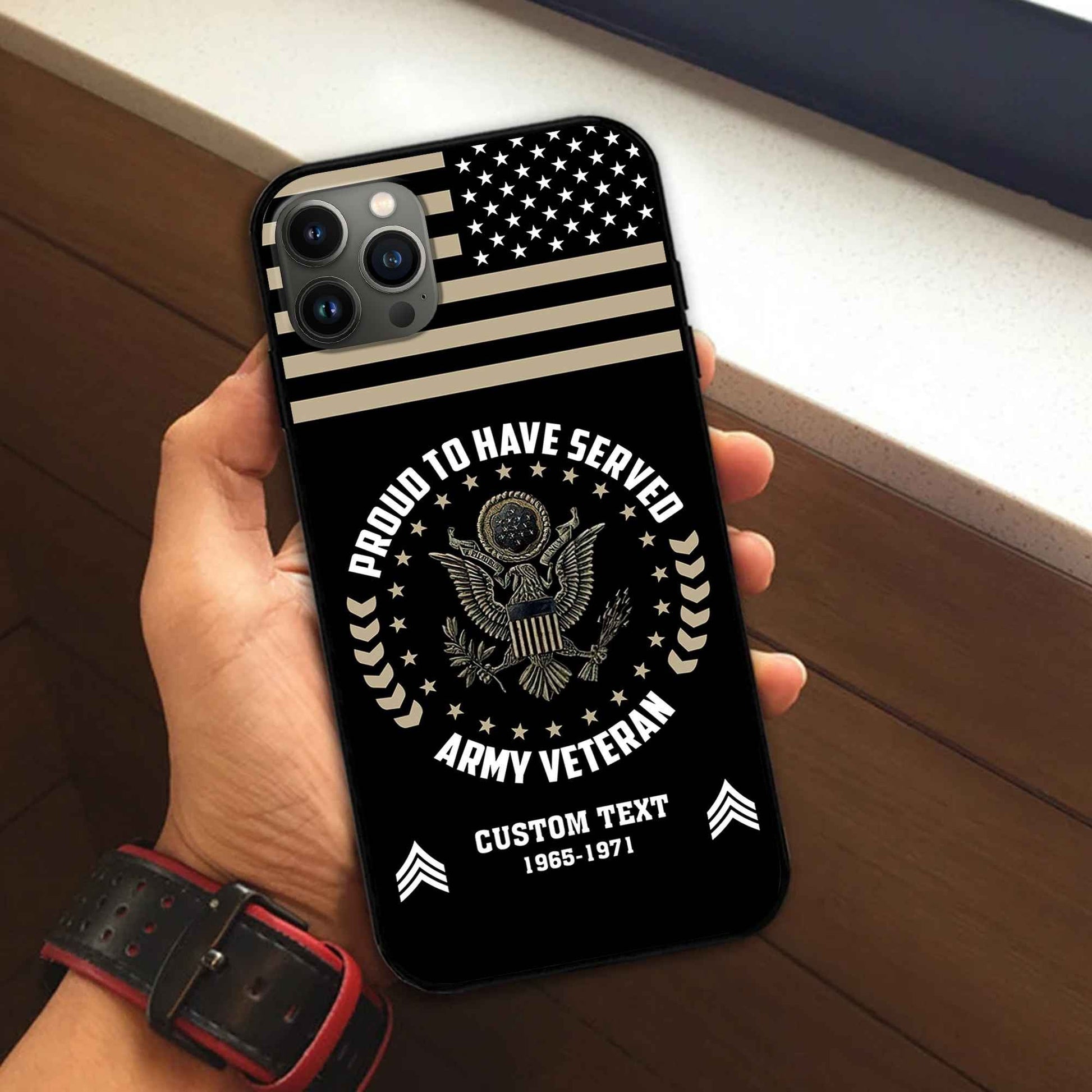 Premium Custom US Army Phone Case VPVC507401, Gifts For Army Veteran, Best Gifts On Father's Day, Armed Forces Day, Independence Day, Veterans Day.
