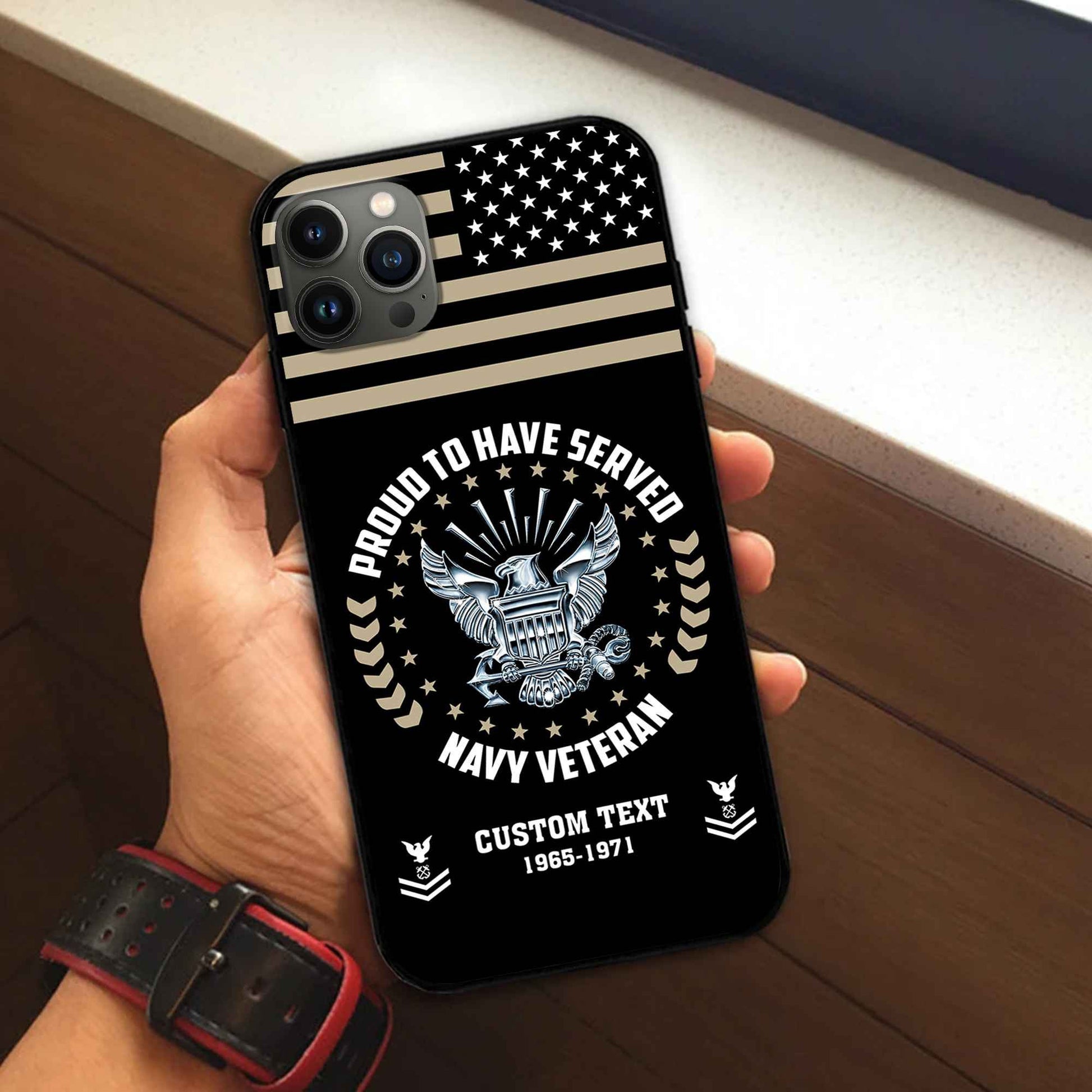 Premium Custom US Navy Phone Case VPVC507402, Gifts For Navy Veteran, Best Gifts On Father's Day, Armed Forces Day, Independence Day, Veterans Day.