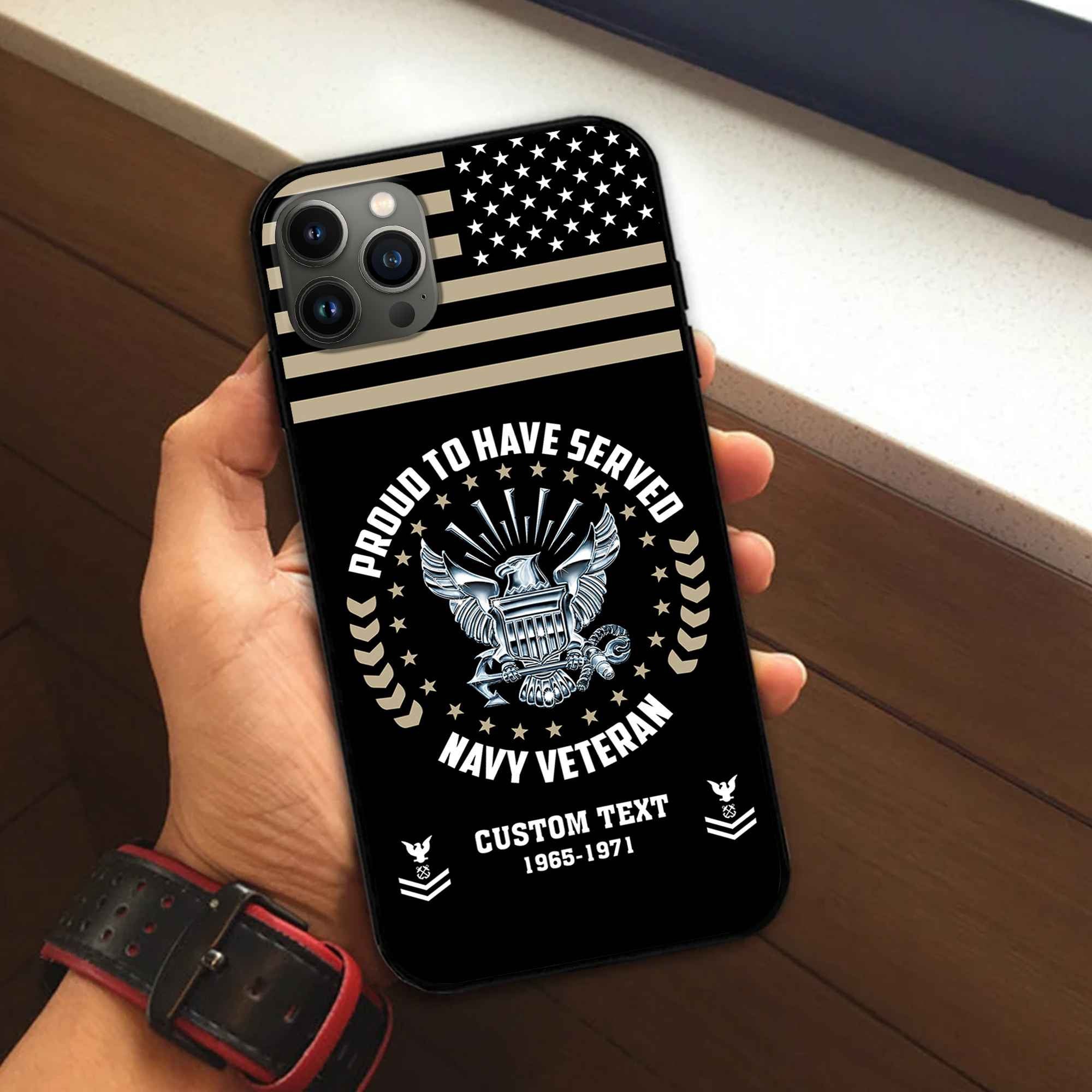 Premium Custom US Navy Phone Case VPVC507402, Gifts For Navy Veteran, Best Gifts On Father's Day, Armed Forces Day, Independence Day, Veterans Day.