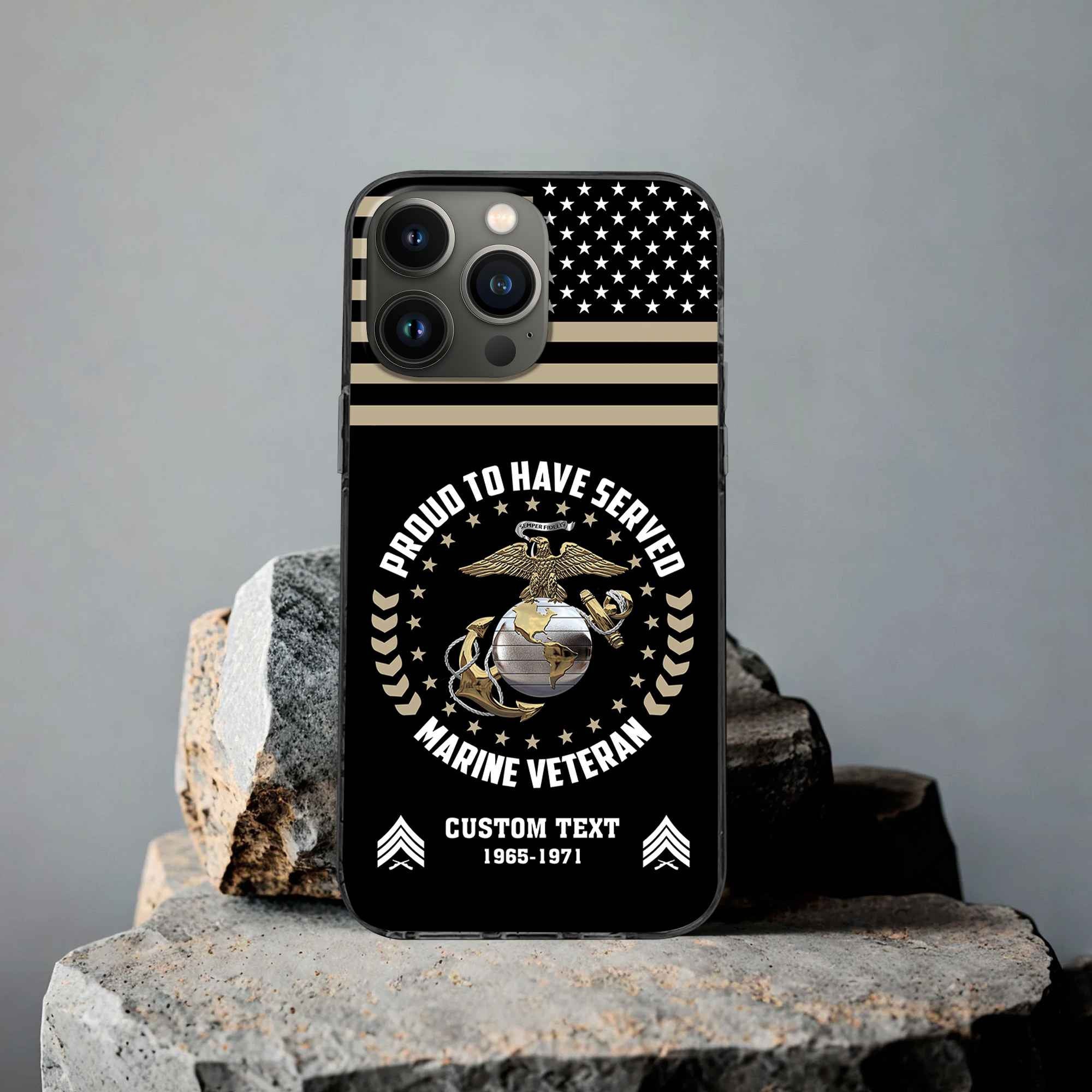 Premium Custom USMC Phone Case VPVC507403, Gifts For Marine Veteran, Best Gifts On Father's Day, Armed Forces Day, Independence Day, Veterans Day.
