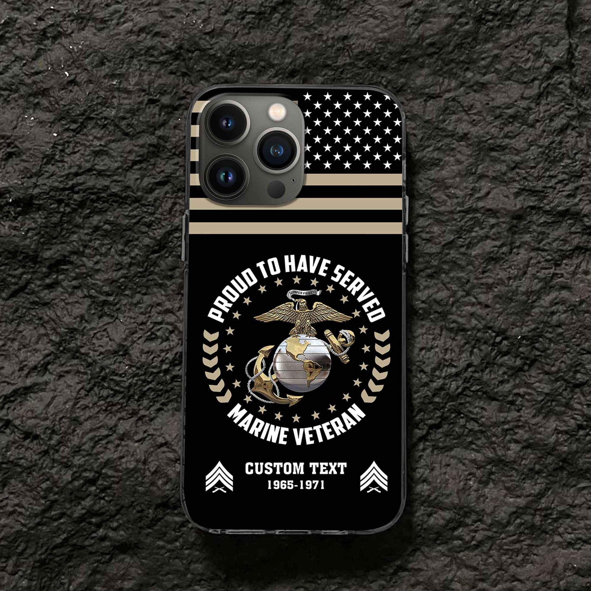 Premium Custom USMC Phone Case VPVC507403, Gifts For Marine Veteran, Best Gifts On Father's Day, Armed Forces Day, Independence Day, Veterans Day.