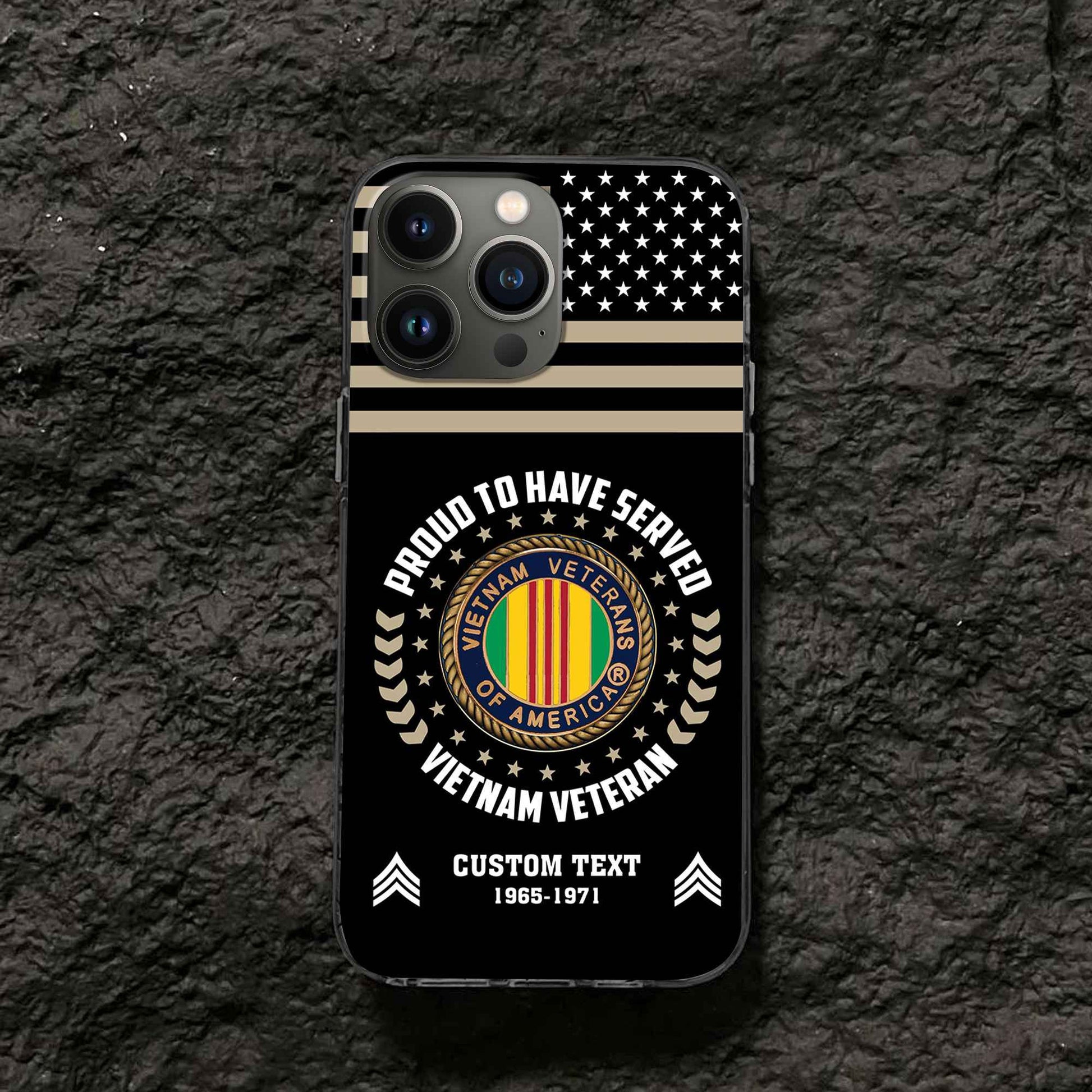 Premium Custom Vietnam Veteran Phone Case VPVC507406, Gifts For Vietnam Veteran, Best Gifts On Father's Day, Armed Forces Day, Independence Day, Veterans Day.