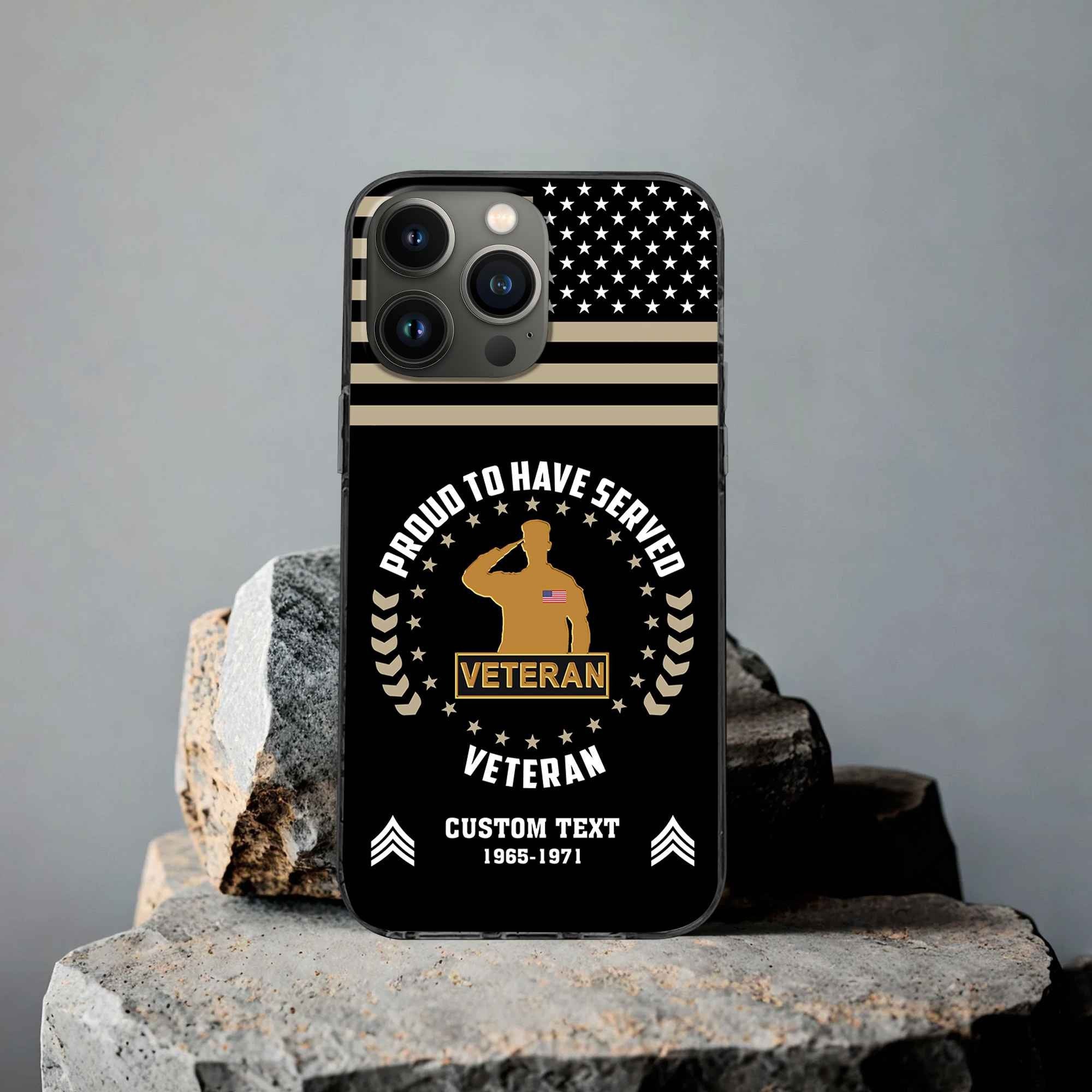 Premium Custom US Veteran Phone Case VPVC507407, Gifts For US Veteran, Best Gifts On Father's Day, Armed Forces Day, Independence Day, Veterans Day.