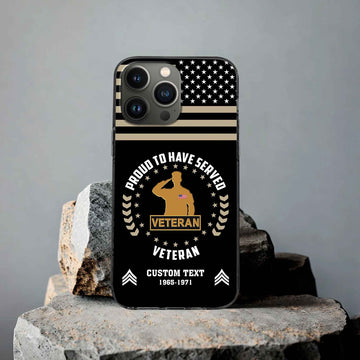 Premium Custom US Veteran Phone Case VPVC507407, Gifts For US Veteran, Best Gifts On Father's Day, Armed Forces Day, Independence Day, Veterans Day.