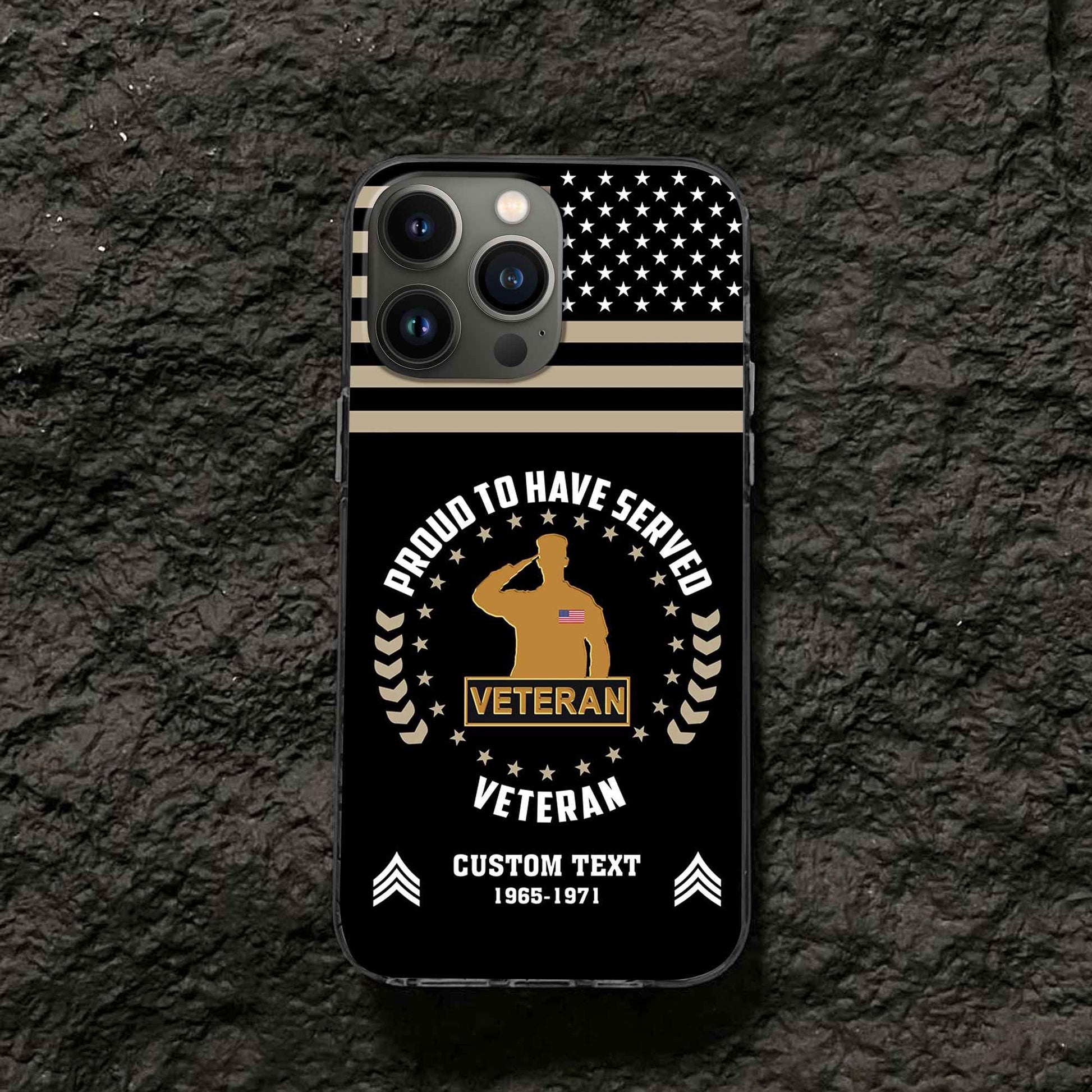 Premium Custom US Veteran Phone Case VPVC507407, Gifts For US Veteran, Best Gifts On Father's Day, Armed Forces Day, Independence Day, Veterans Day.
