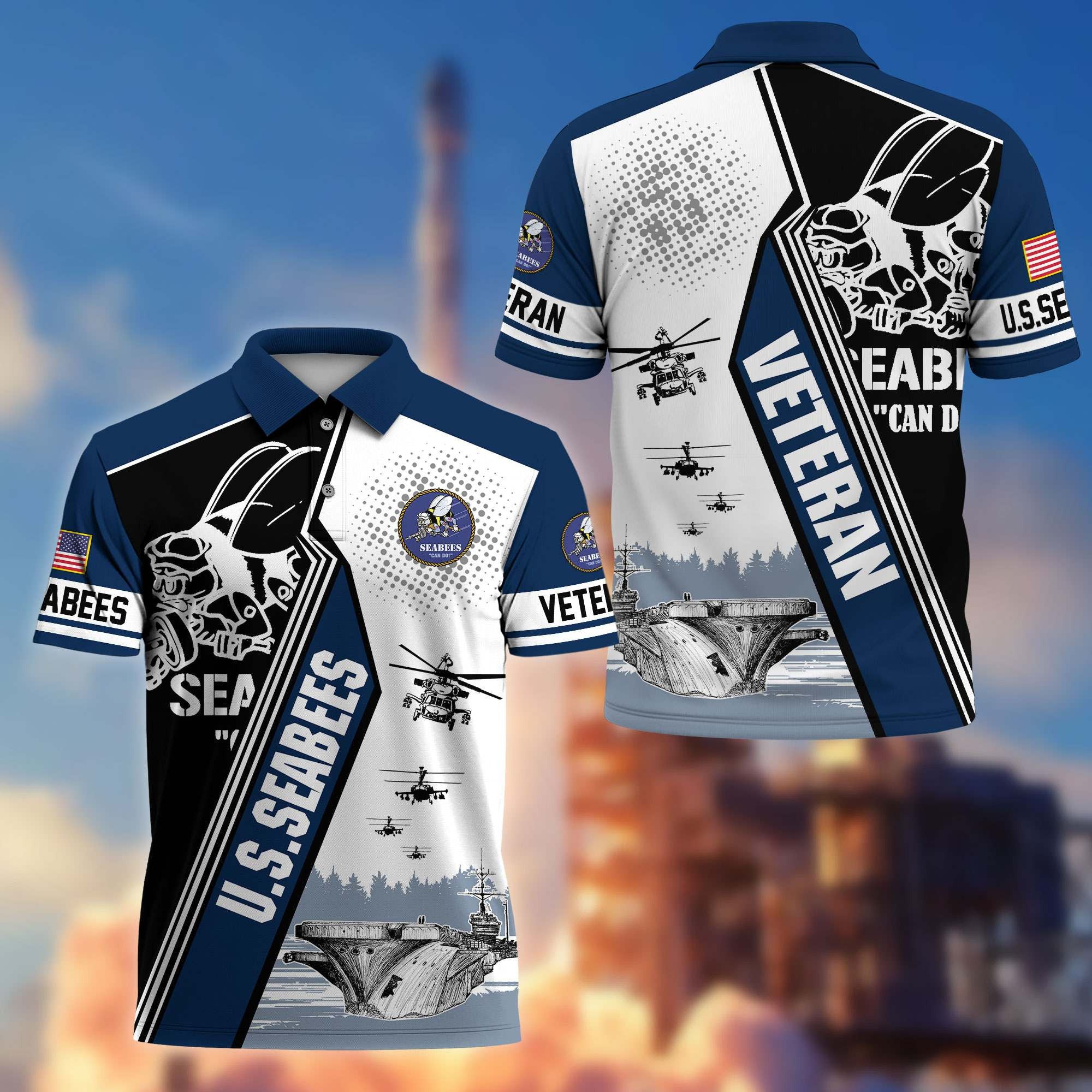 Premium US Veterans Polo Shirt BPHN250311, Gifts For US Veterans, Gifts On Father's Day, Armed Forces Day, Independence Day, Veterans Day.