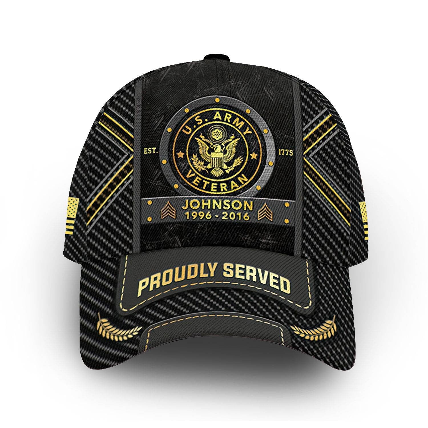 Premium Custom US Army Cap VPVC014506, Gifts For Army Veteran, Best Gifts On Father's Day, Armed Forces Day, Independence Day, Veterans Day.