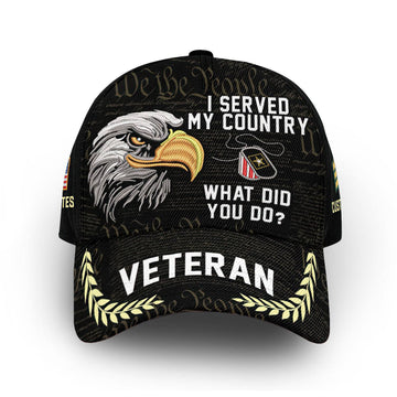 Unique Custom Name, Rank, US Army Cap VPVC014806, Gifts For Army Veteran, Best Gifts On Father's Day, Independence Day, Veterans Day.